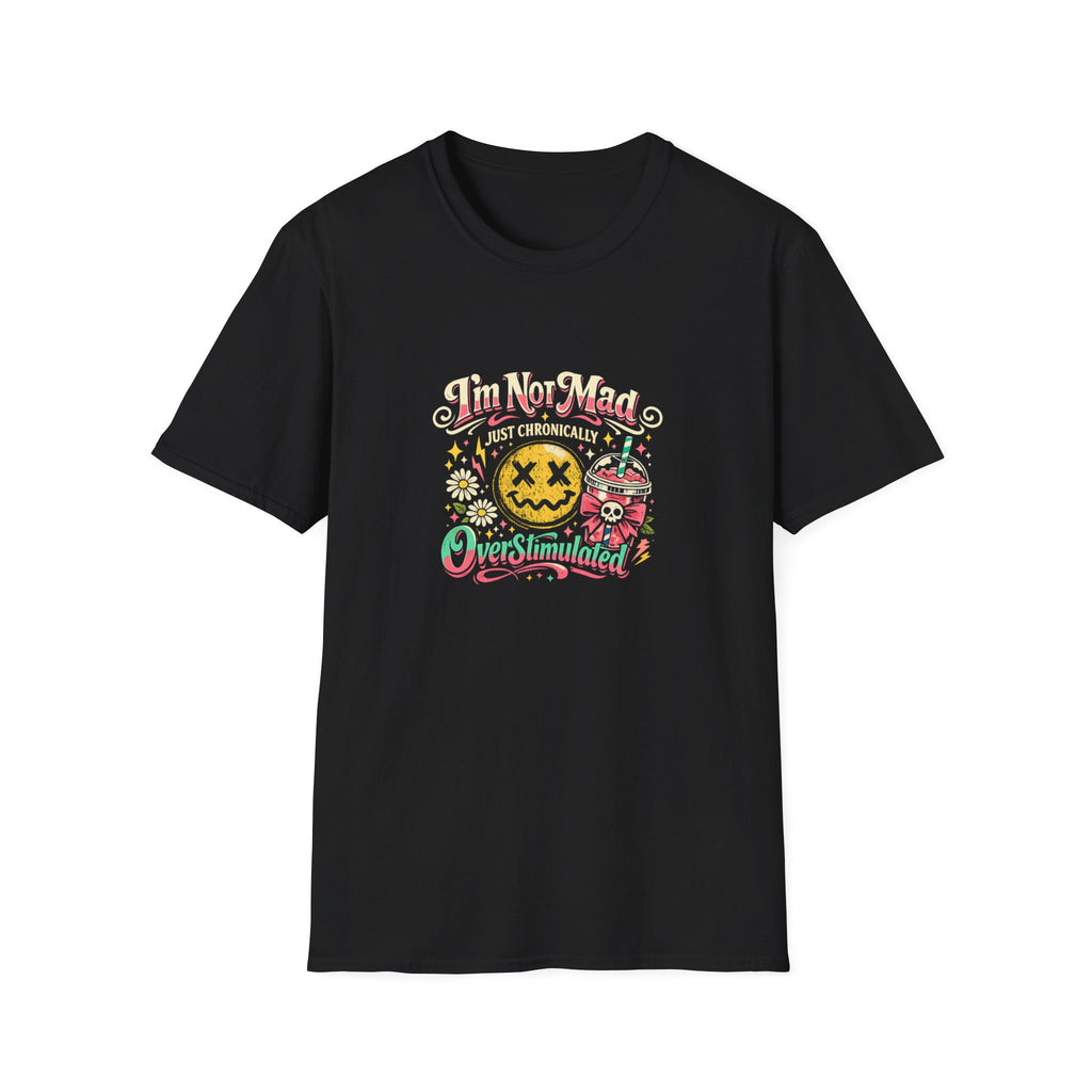 I'm Not Mad Kawaii Bubble Tea T-Shirt — Cute Funny Gift for Her Graphic Tee
