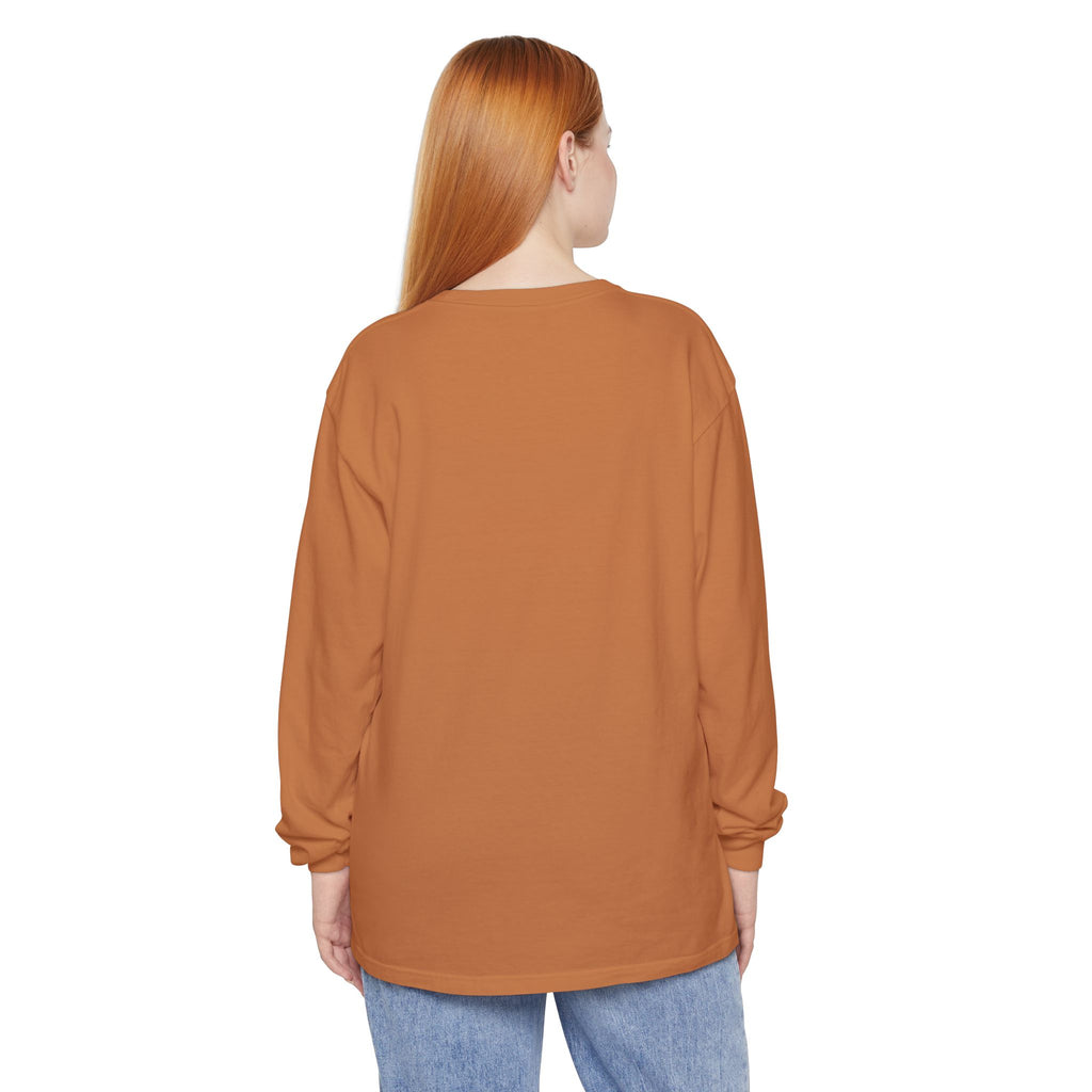 Thankful Grateful Blessed Pumpkin Long Sleeve — Cute Fall Thanksgiving Gift for Women