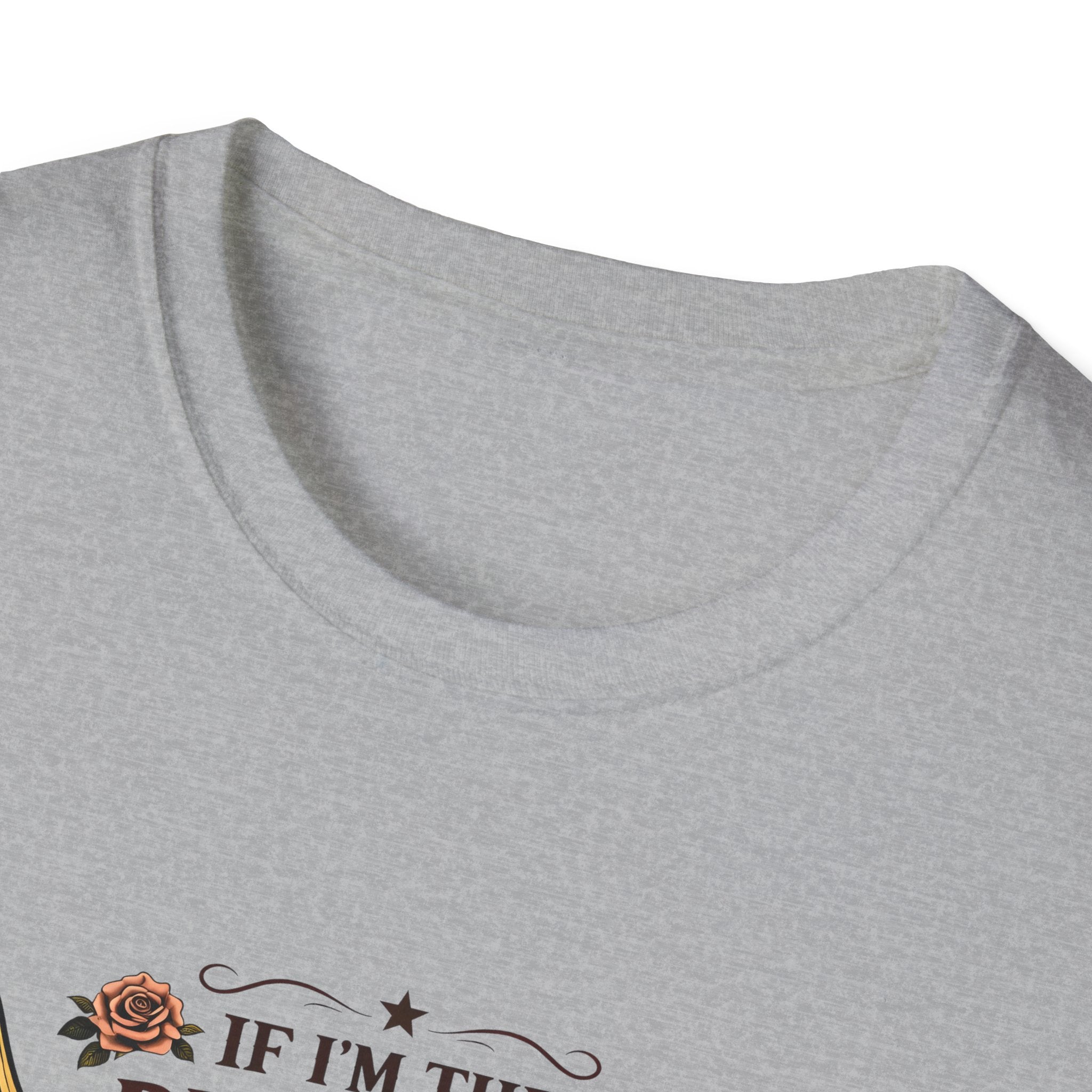 If I'm the Problem Bull Skull T-Shirt — Funny Sarcastic Western Gift for Women