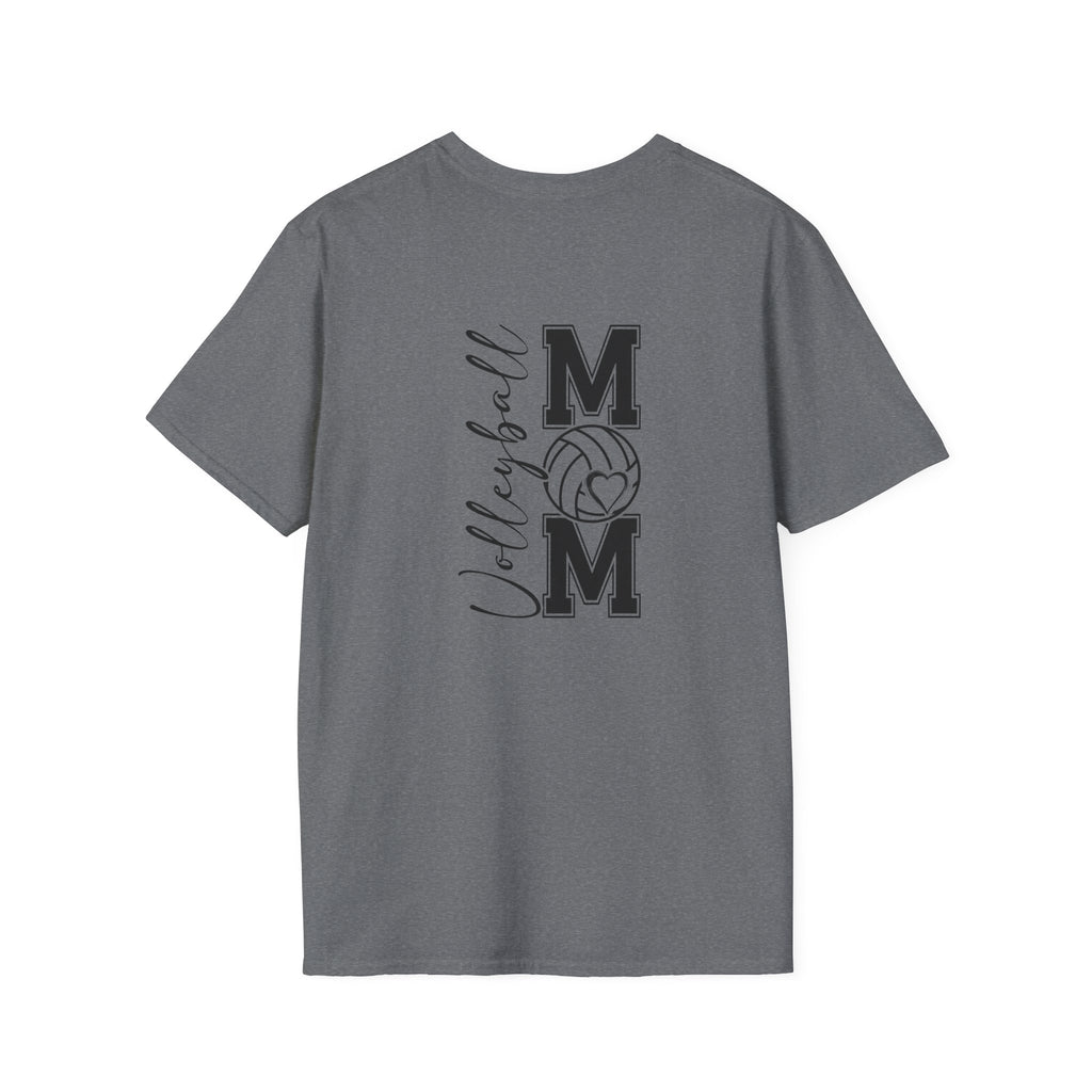 Volleyball Mom T-Shirt — Cute Game Day Gift for Sports Moms Script Graphic Tee