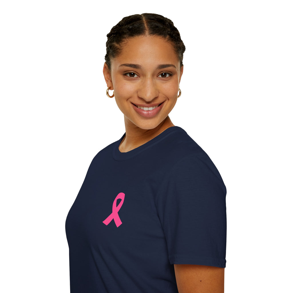 Breast Cancer Awareness Ribbon T-Shirt — Pink Ribbon Support Tee