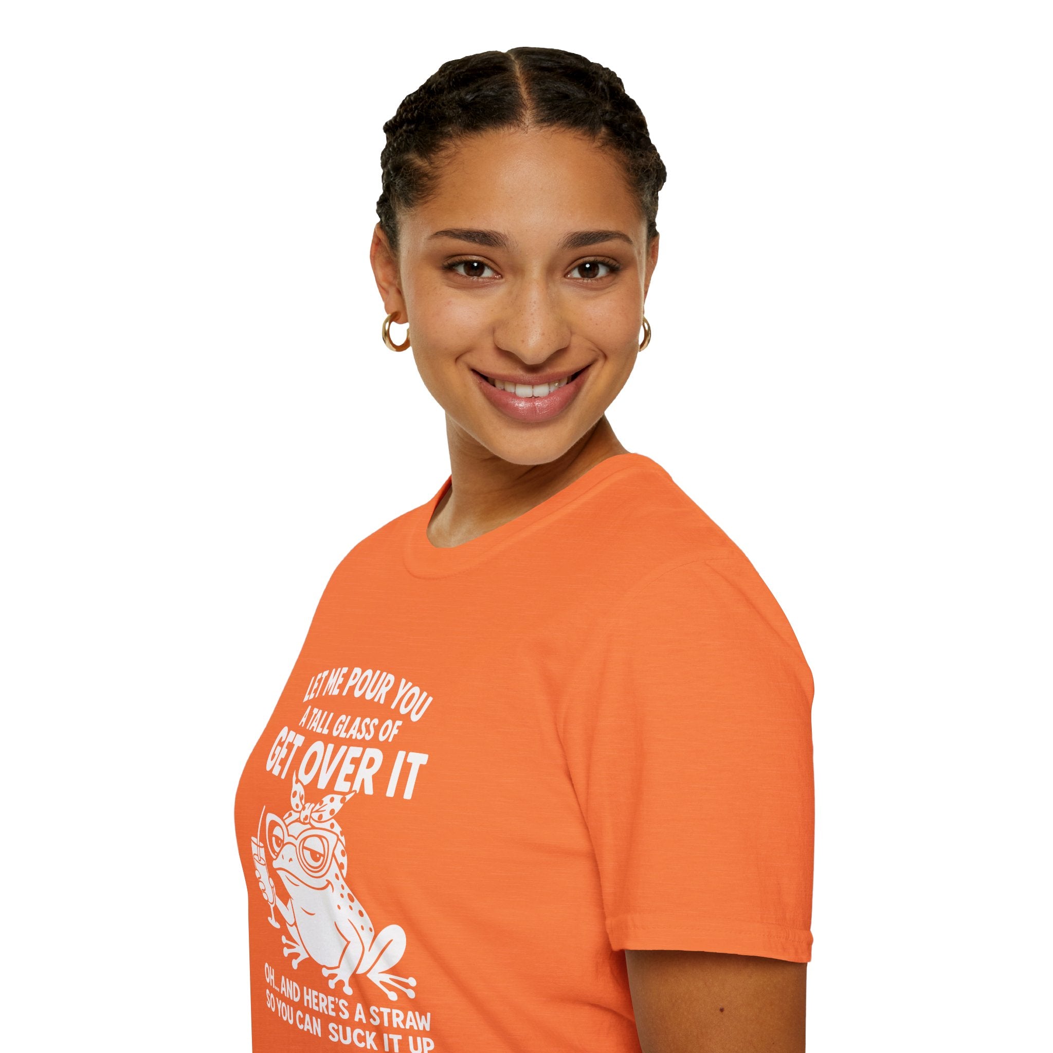 Let Me Pour You a Tall Glass of Get Over It Frog T-Shirt — Funny Sarcastic Gift for Her