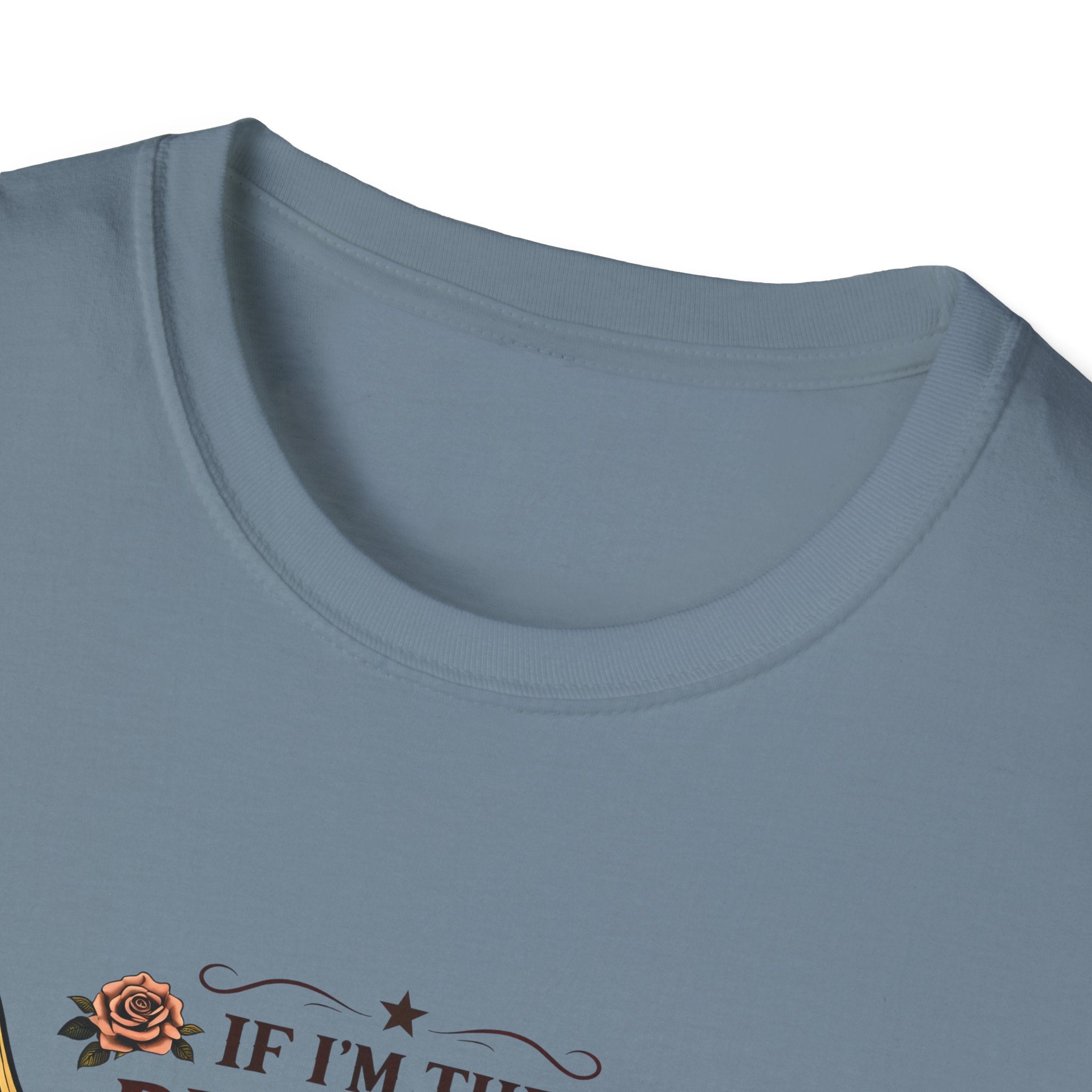 If I'm the Problem Bull Skull T-Shirt — Funny Sarcastic Western Gift for Women