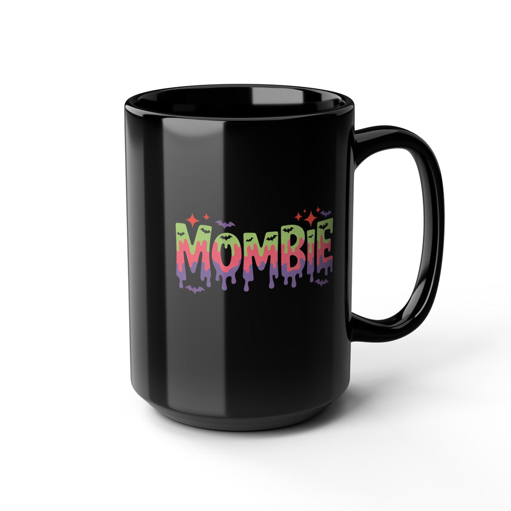 Zombie Mom Drip Halloween Mug — Funny Gift for Moms Colorful Coffee Cup 11oz 15oz
