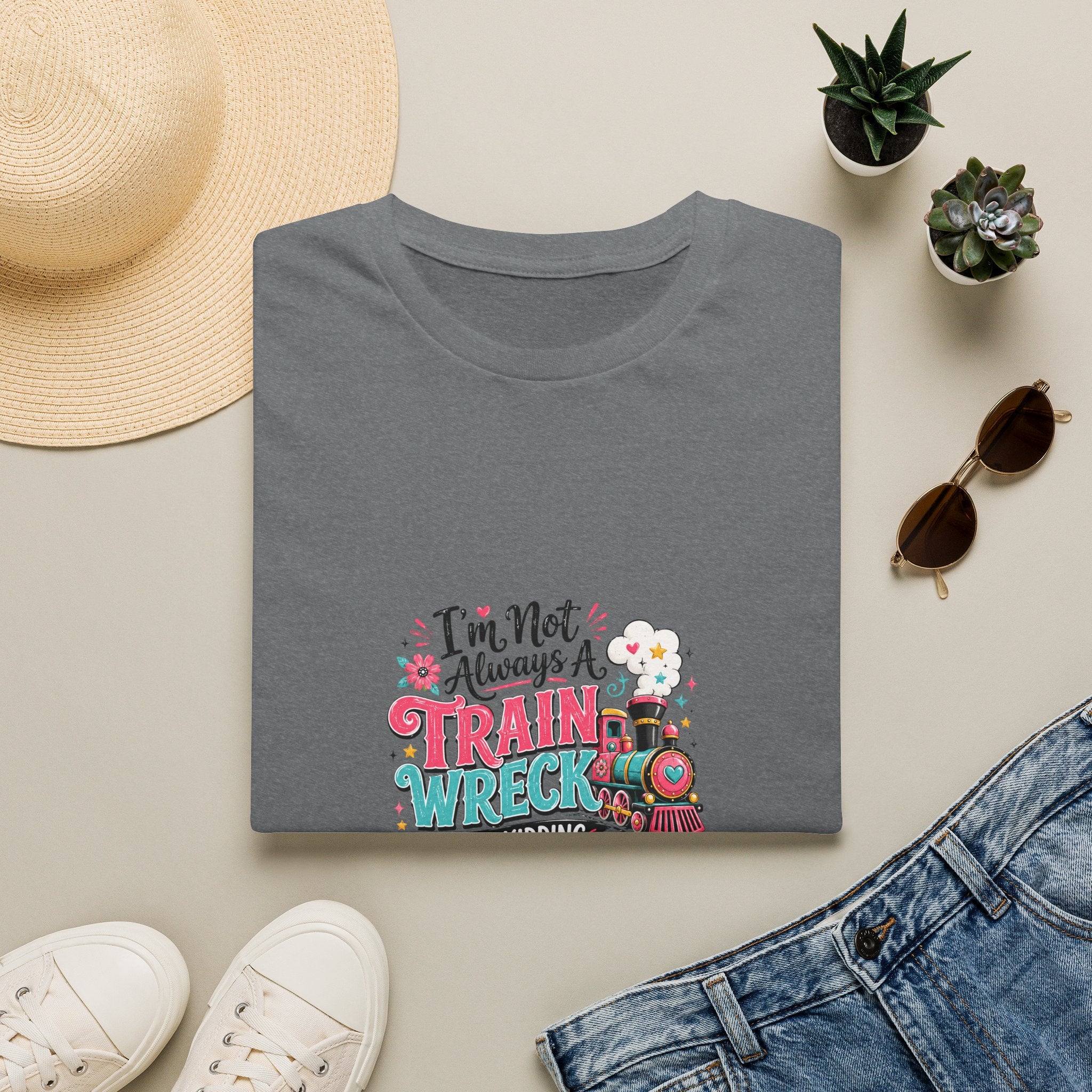 I'm Not Always a Trainwreck Toot Toot T-Shirt — Funny Sarcastic Gift for Her