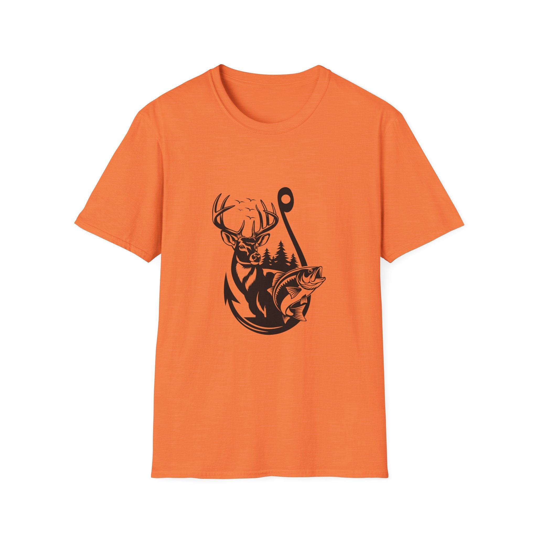 Hunt Fish & Forest Adventure T-Shirt — Outdoor Gift for Hunters & Fishermen