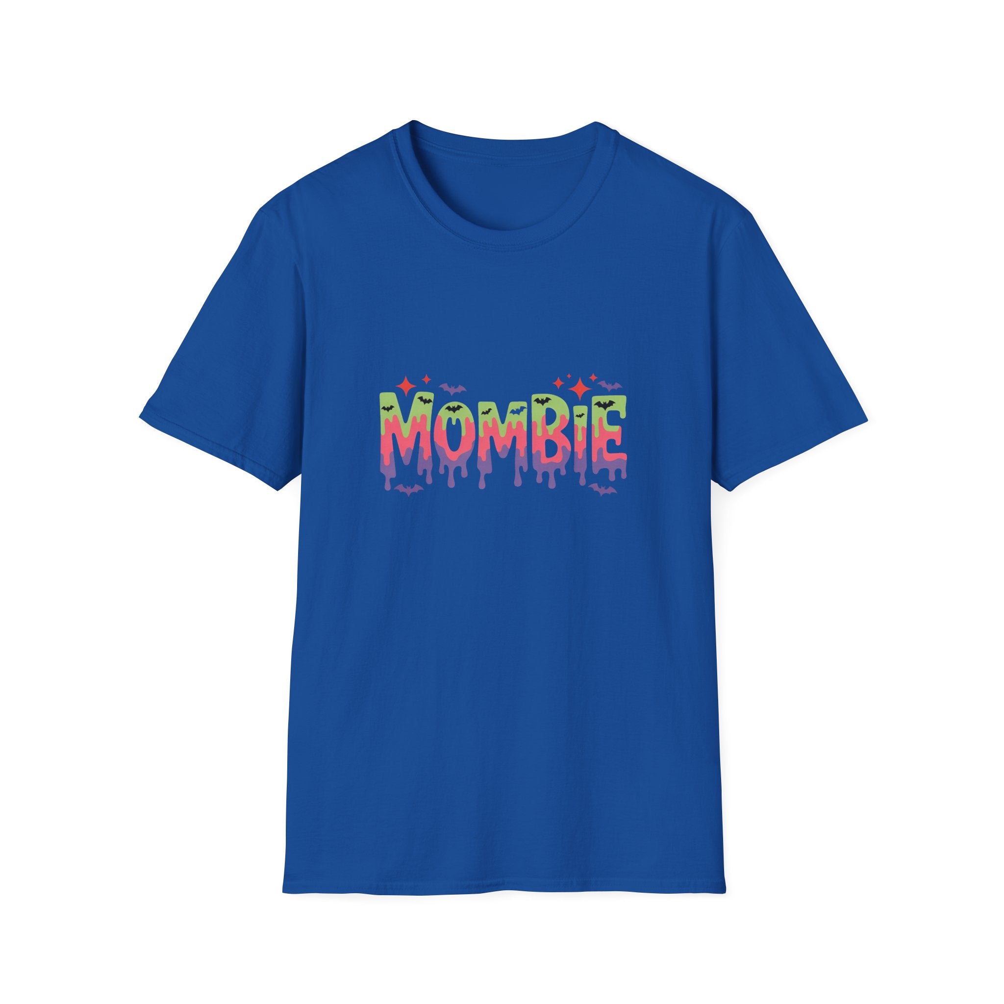 Mombie Halloween T-Shirt — Funny Zombie Mom Gift for Her Neon Graphic Tee