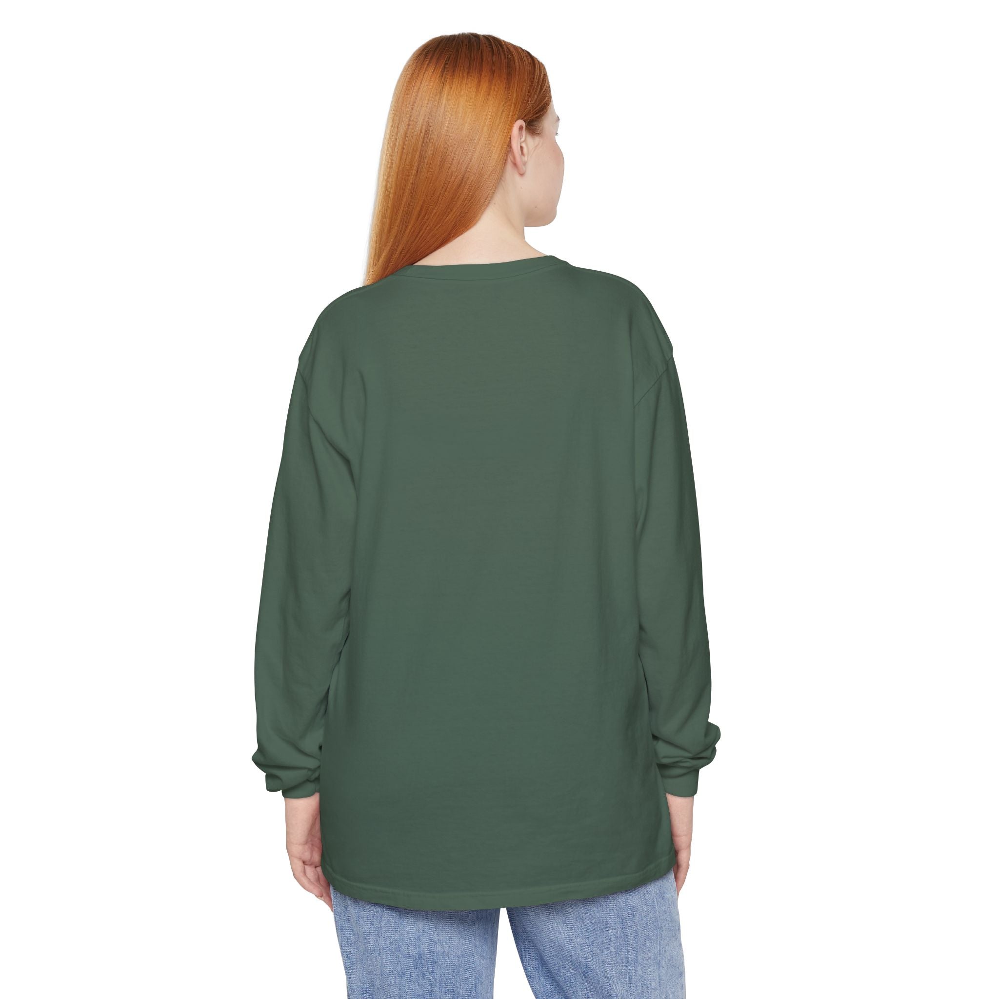 Thankful Grateful Blessed Pumpkin Long Sleeve — Cute Fall Thanksgiving Gift for Women