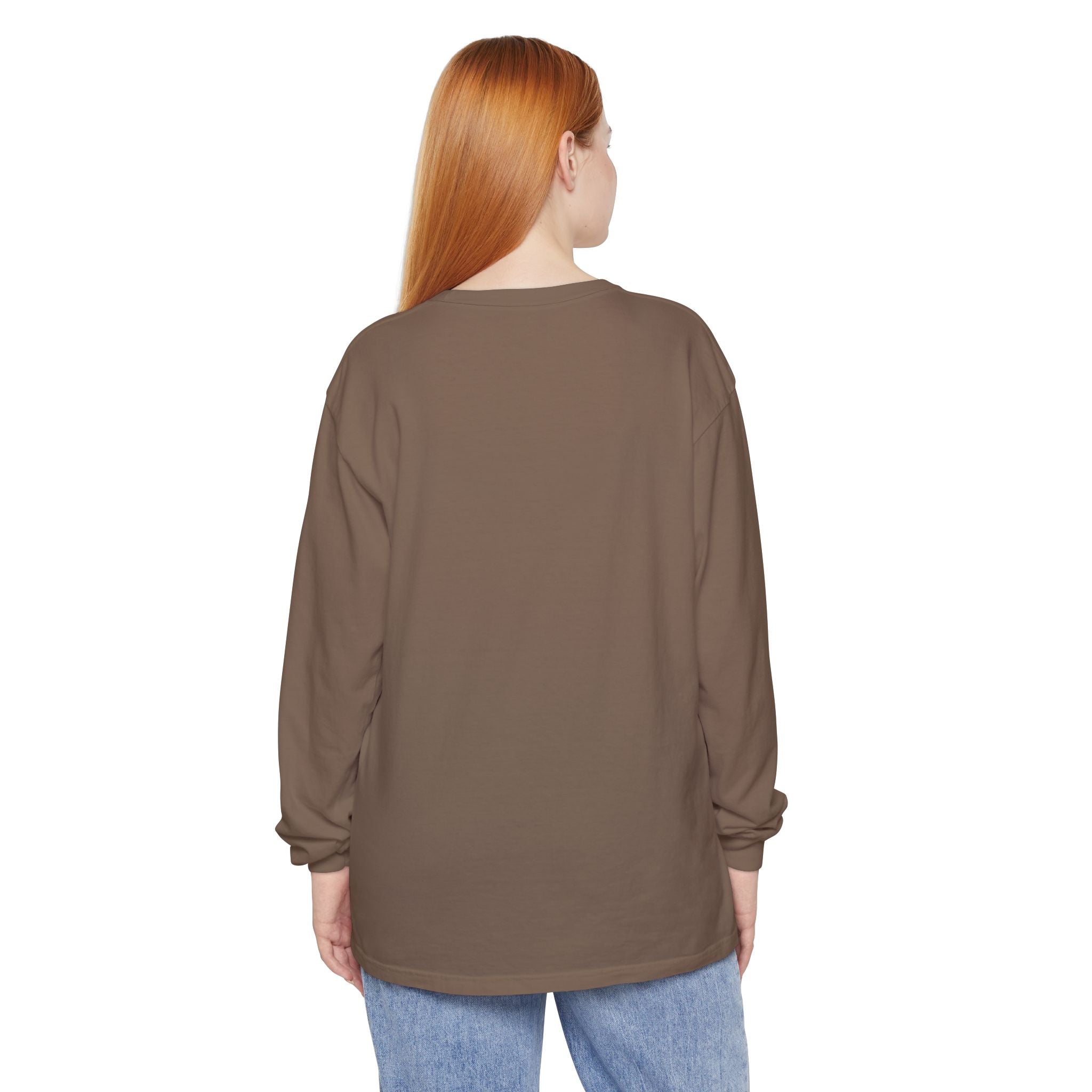 Thankful Grateful Blessed Pumpkin Long Sleeve — Cute Fall Thanksgiving Gift for Women