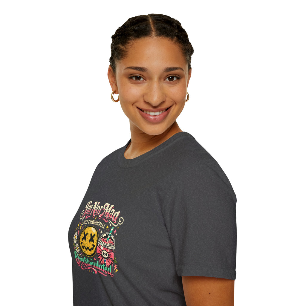 I'm Not Mad Kawaii Bubble Tea T-Shirt — Cute Funny Gift for Her Graphic Tee