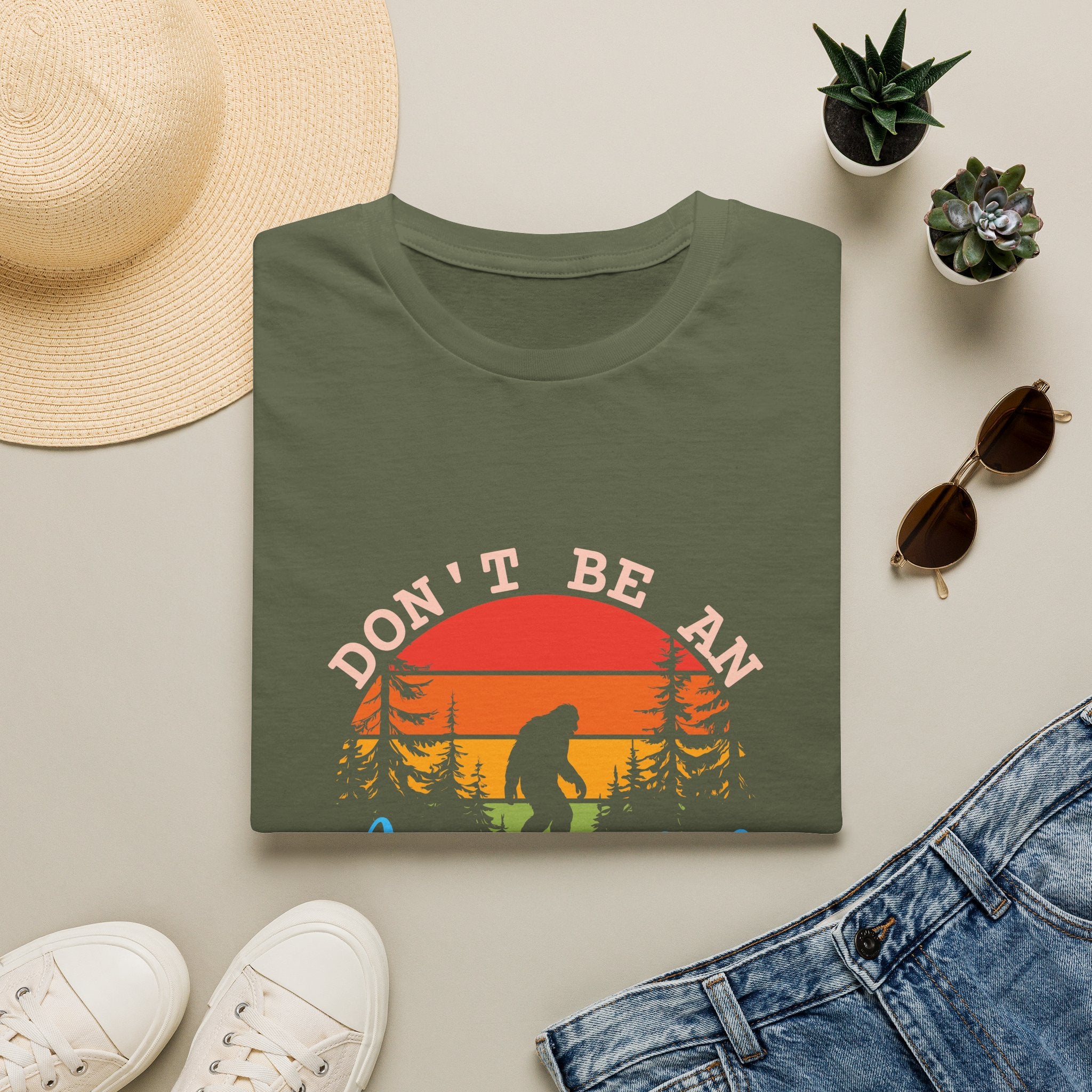 Don't Be An Assquatch T-Shirt — Funny Bigfoot Gift Sasquatch Sunset Graphic Tee