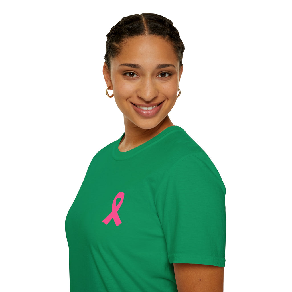 Breast Cancer Awareness Ribbon T-Shirt — Pink Ribbon Support Tee