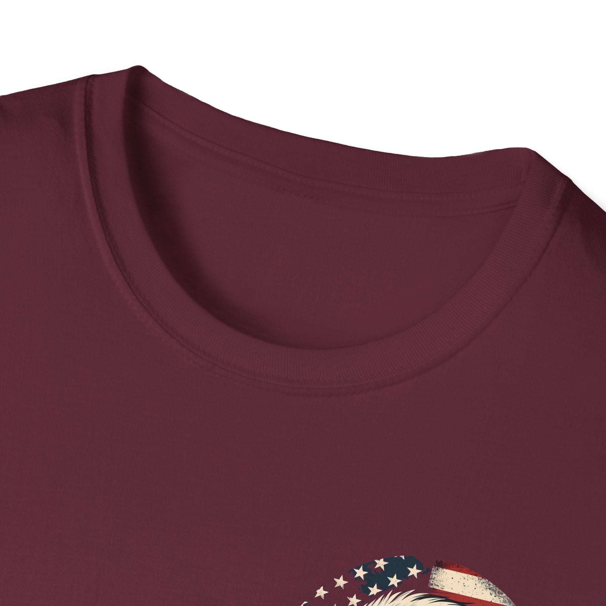 Patriotic Bald Eagle T-Shirt — American Flag Gift for Him Fourth of July Graphic Tee
