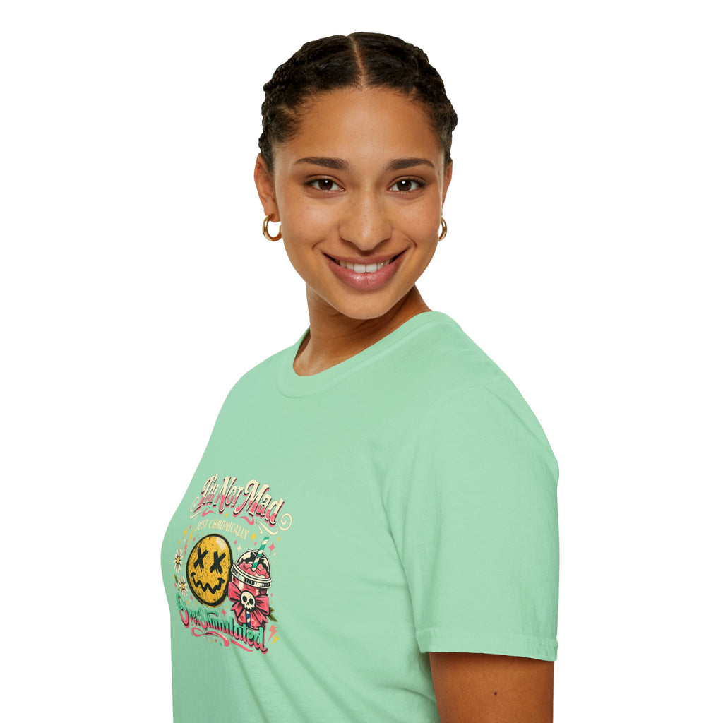 I'm Not Mad Kawaii Bubble Tea T-Shirt — Cute Funny Gift for Her Graphic Tee