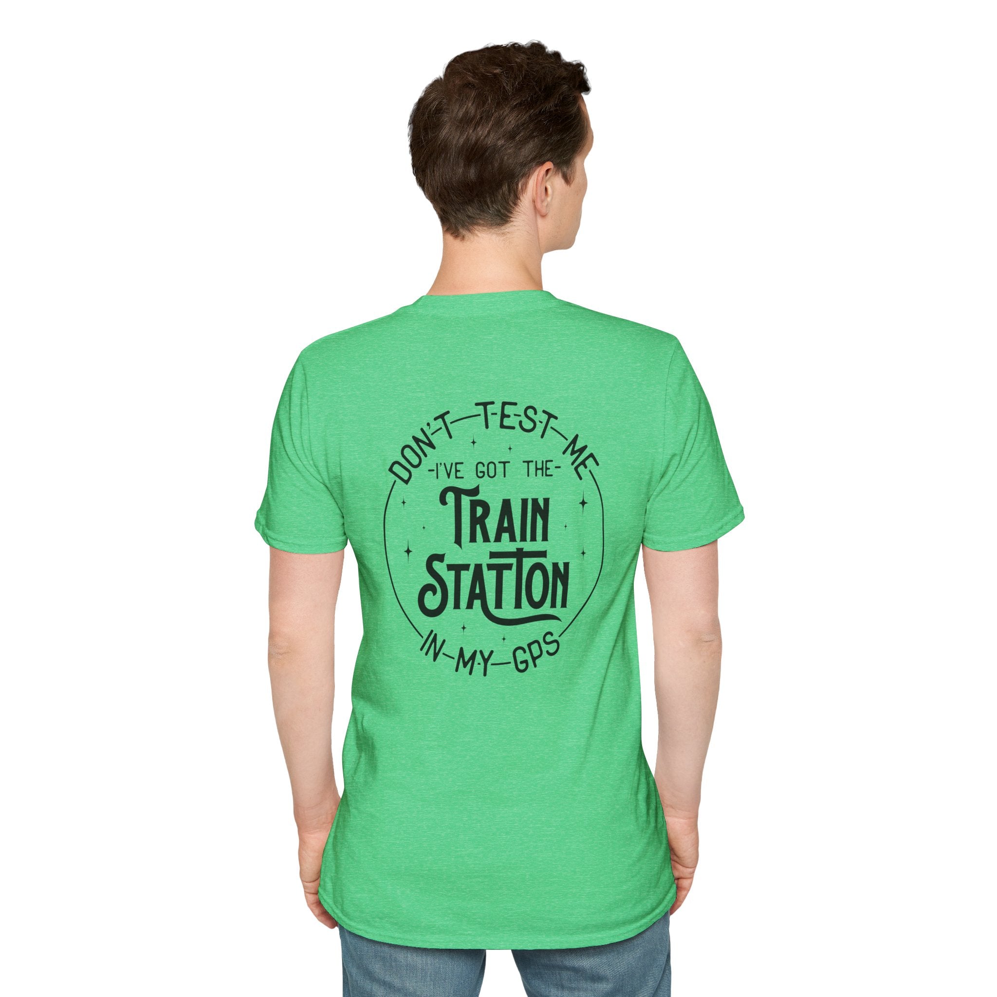 Train Station GPS T-Shirt — Funny Travel Quote Gift for Her Sarcastic Graphic Tee