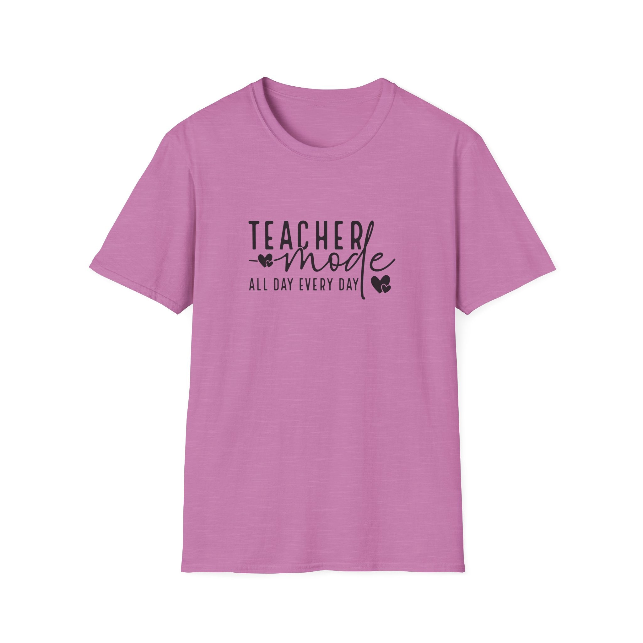 Teacher Mode All Day Every Day T-Shirt — Funny Teacher Gift Appreciation Graphic Tee