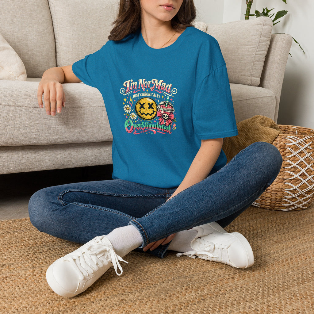 I'm Not Mad Kawaii Bubble Tea T-Shirt — Cute Funny Gift for Her Graphic Tee