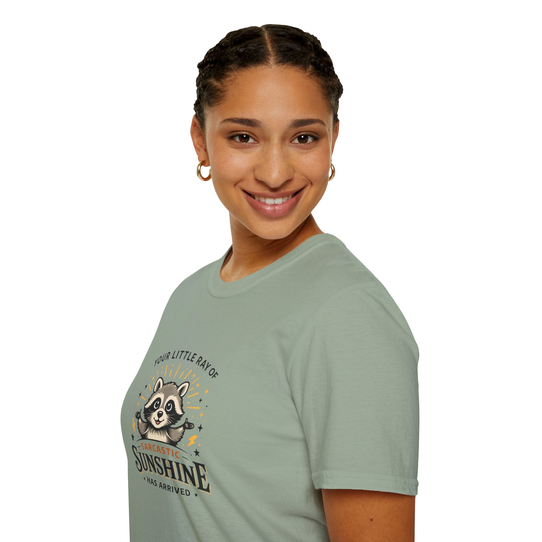 Your Little Ray of Sarcastic Sunshine Raccoon T-Shirt — Funny Gift for Her