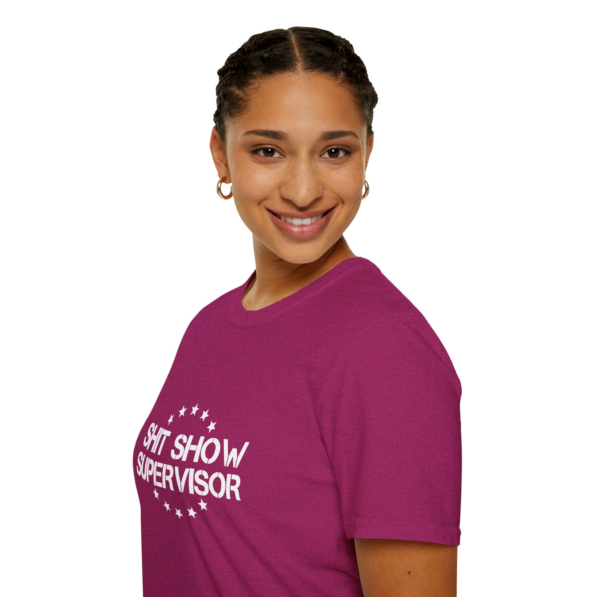 Shit Show Supervisor T-Shirt — Funny Sarcastic Gift for Her Work Humor Graphic Tee