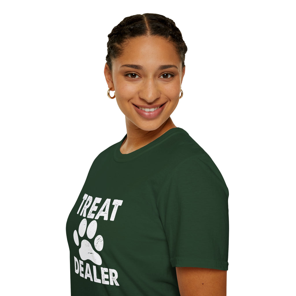 Treat Dealer T-Shirt — Funny Dog Paw Pet Lover Tee