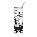 Deer Antler Hunting Tumbler — Rustic Outdoor Gift for Hunters 20oz Stainless Steel Cup