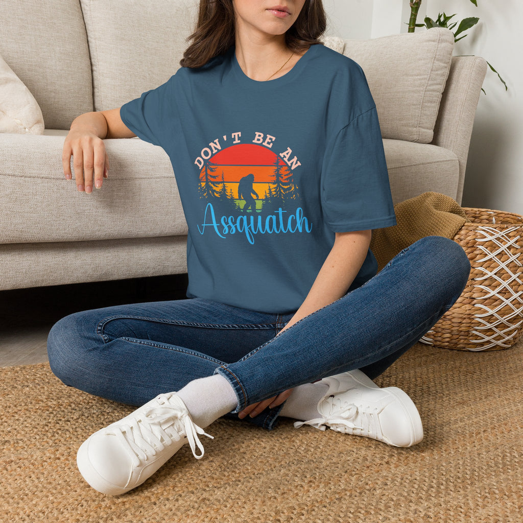 Don't Be An Assquatch T-Shirt — Funny Bigfoot Gift Sasquatch Sunset Graphic Tee