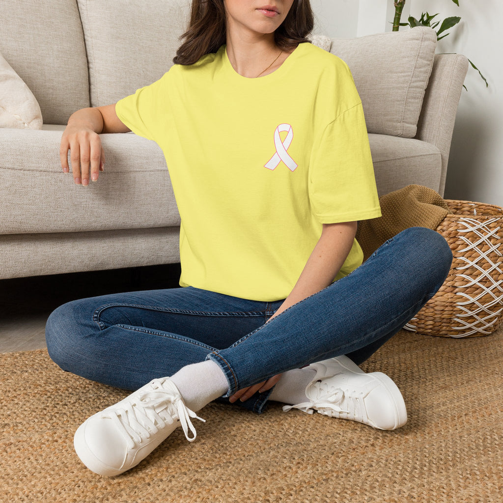 Cancer Grabbed My Boob Now I'm Going to Kick Its Ass T-Shirt — Funny Breast Cancer Awareness Gift
