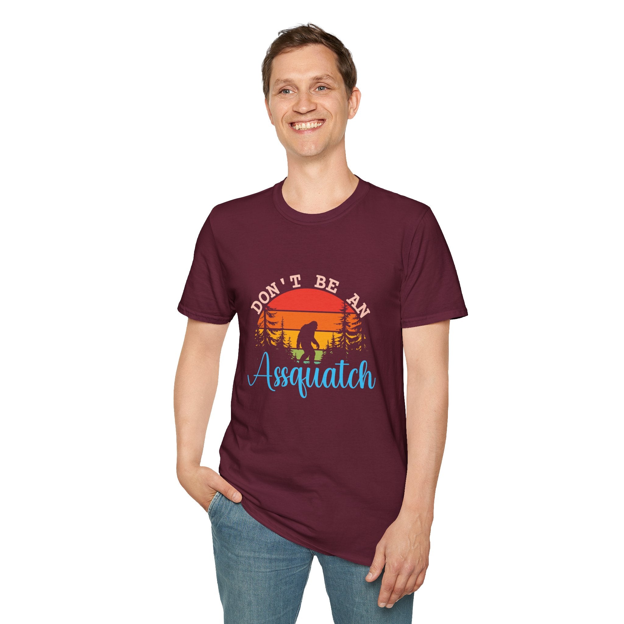 Don't Be An Assquatch T-Shirt — Funny Bigfoot Gift Sasquatch Sunset Graphic Tee