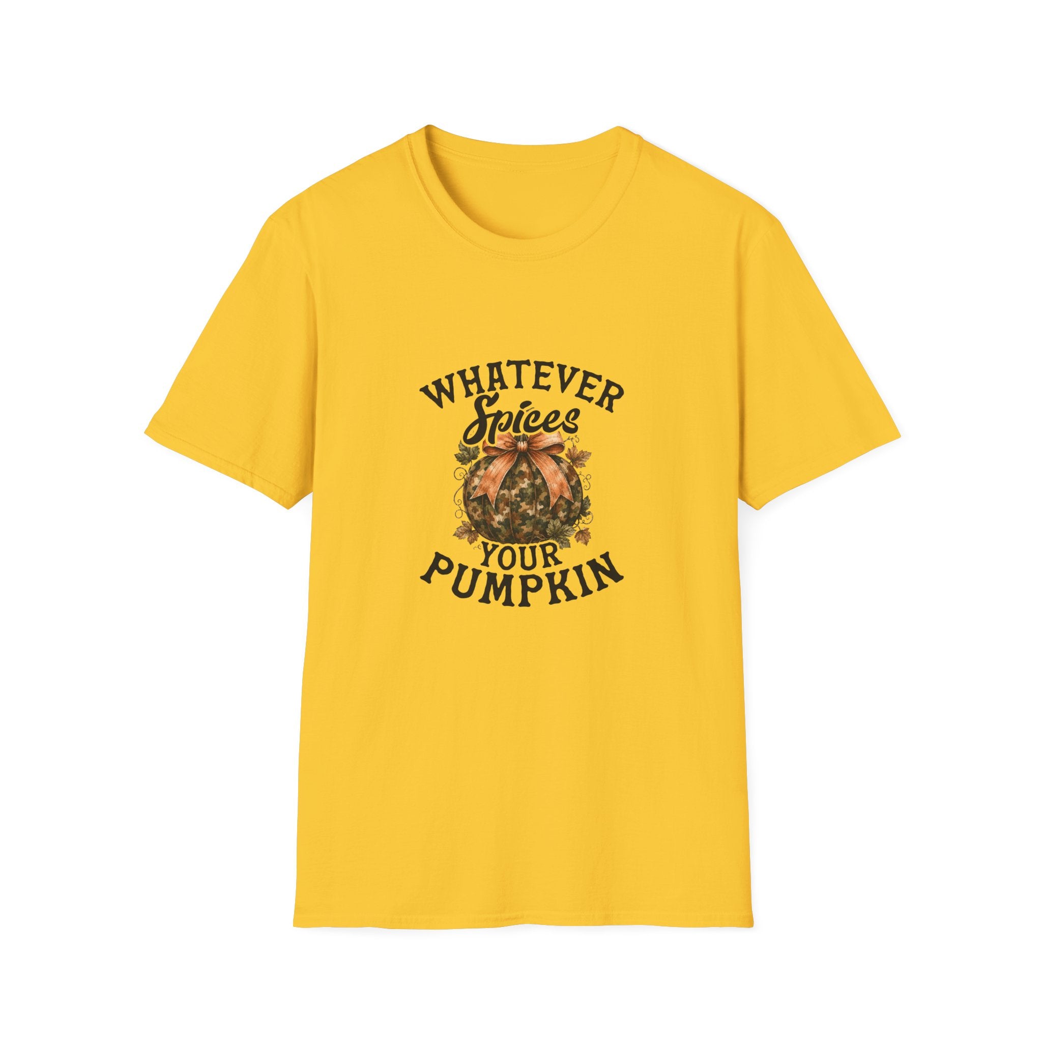 Whatever Spices Your Pumpkin T-Shirt — Funny Fall Gift for Women Pumpkin Spice Tee