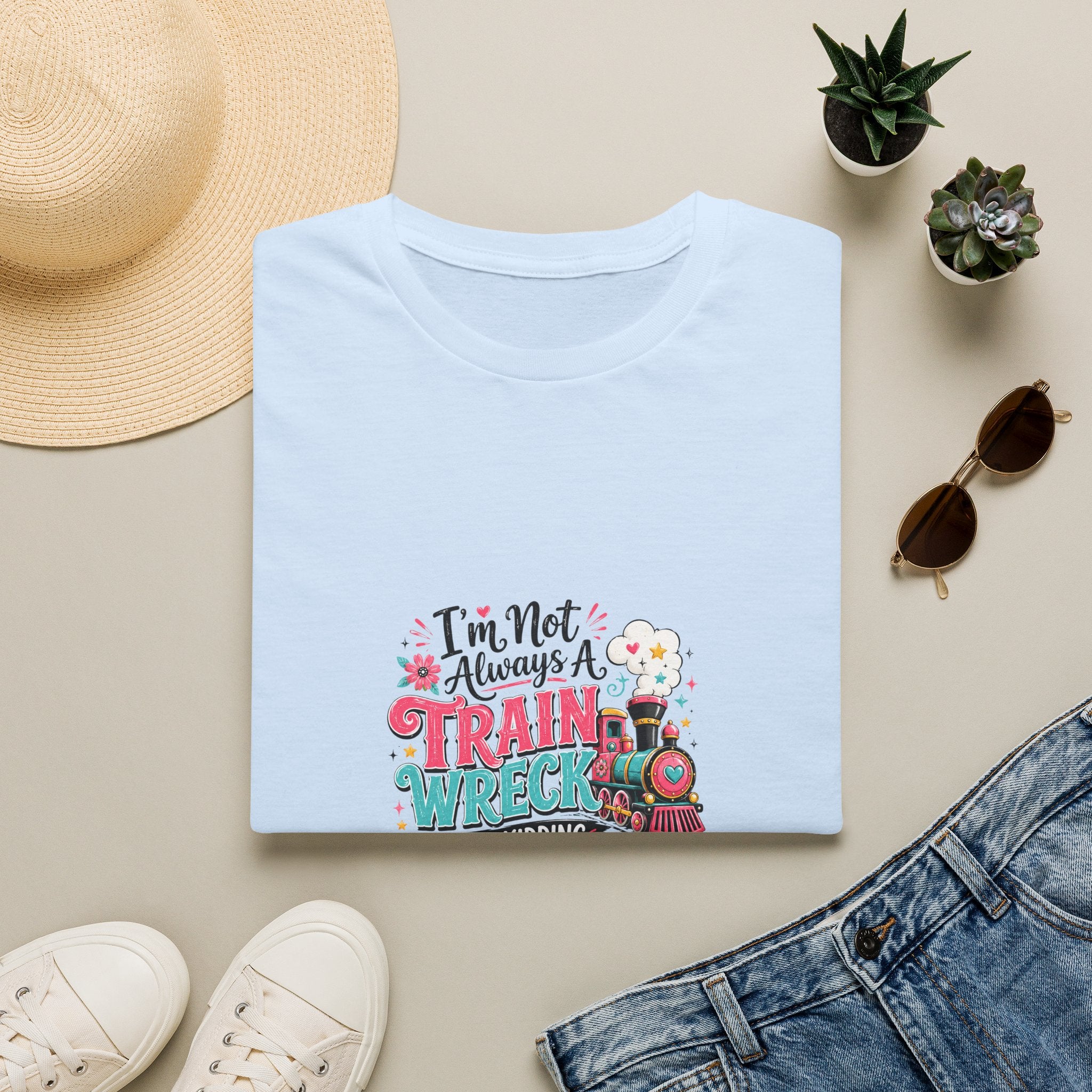 I'm Not Always a Trainwreck Toot Toot T-Shirt — Funny Sarcastic Gift for Her