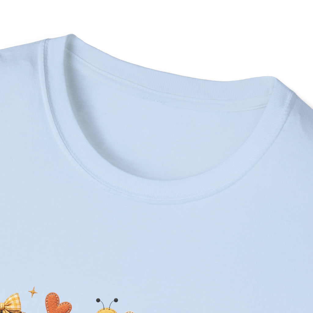 Teacher Floral Bee T-Shirt — Cute Back-to-School Gift for Teachers Graphic Tee