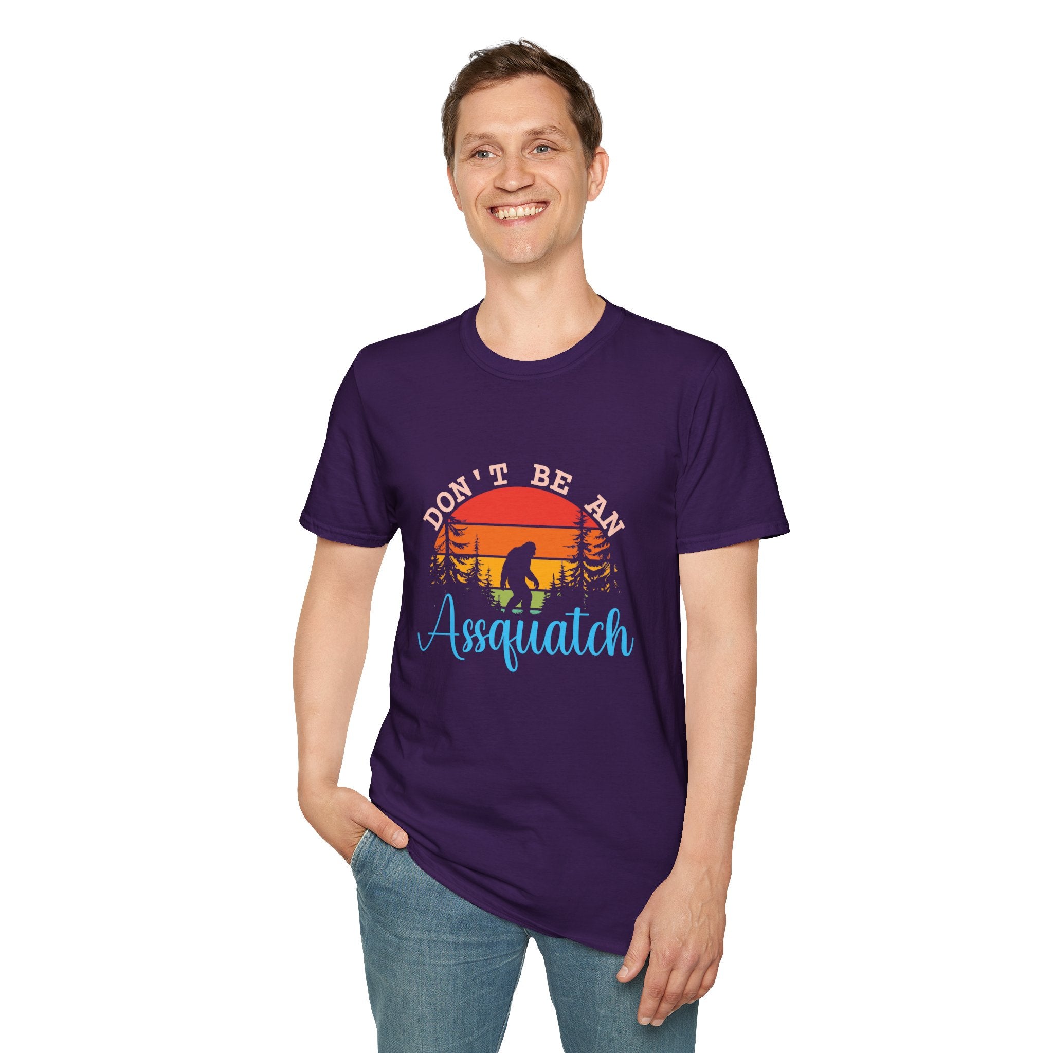Don't Be An Assquatch T-Shirt — Funny Bigfoot Gift Sasquatch Sunset Graphic Tee