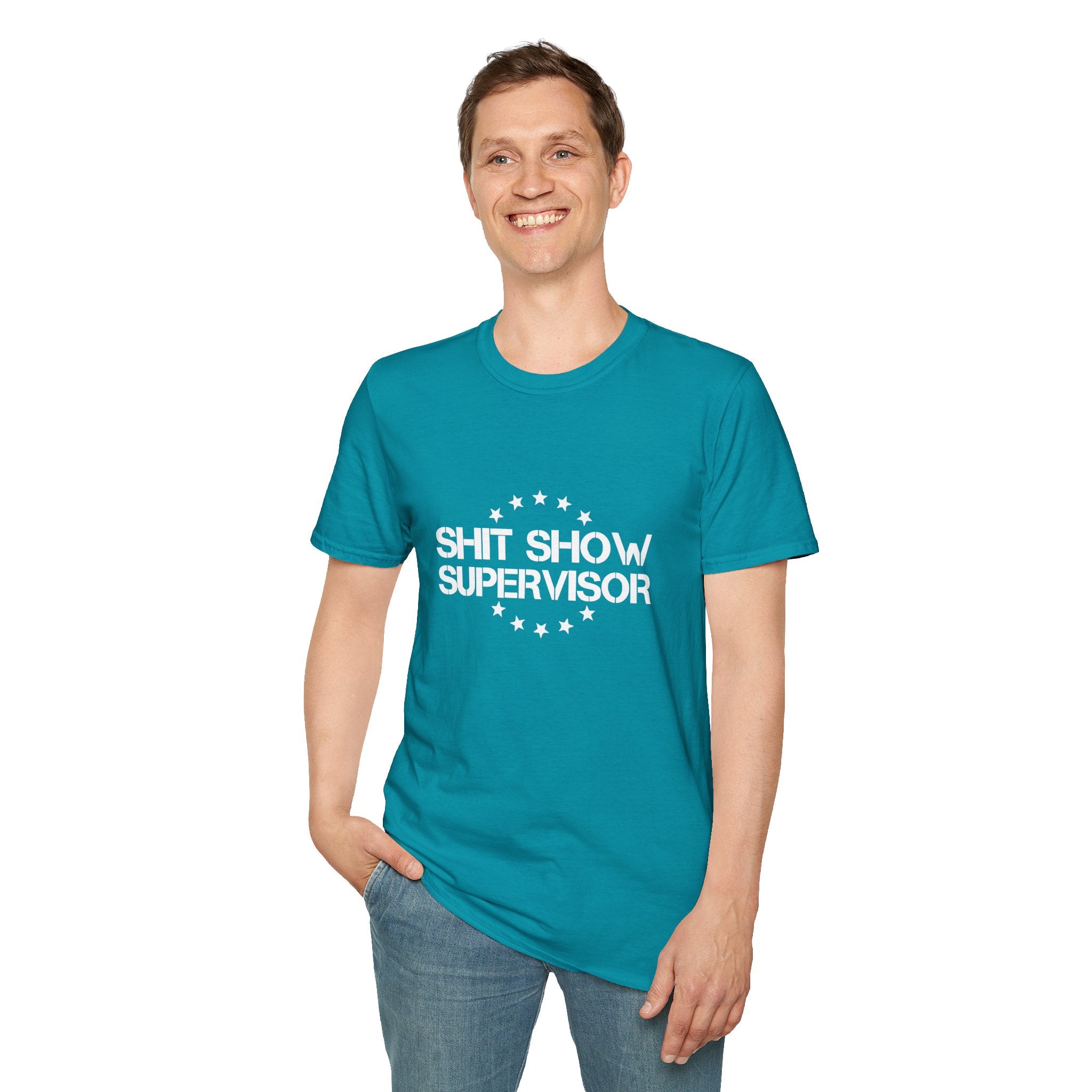 Shit Show Supervisor T-Shirt — Funny Sarcastic Gift for Her Work Humor Graphic Tee