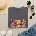 Cute Halloween Cow T-Shirt — Funny Gift for Her Candy Pumpkins & Kitty Costume Tee