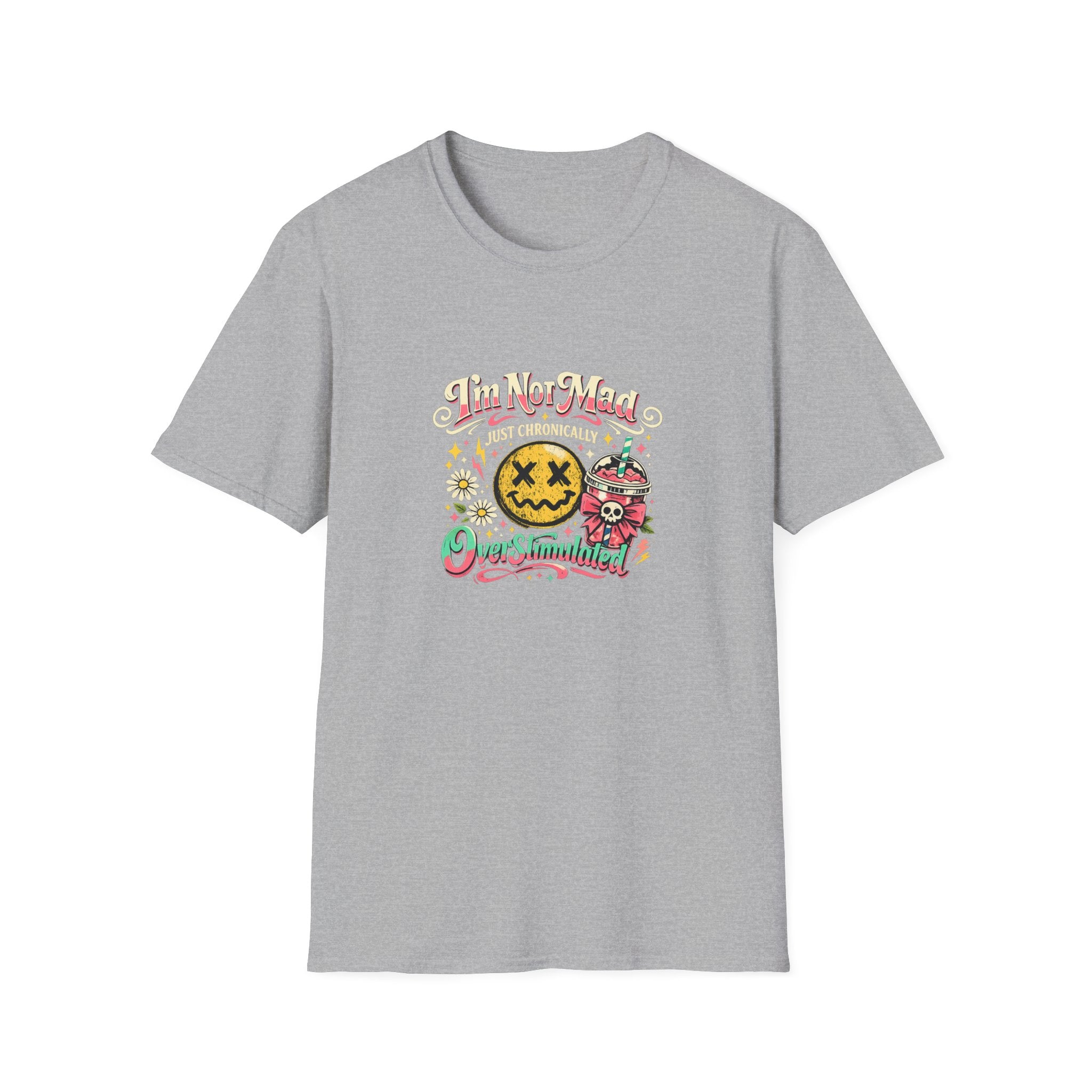 I'm Not Mad Kawaii Bubble Tea T-Shirt — Cute Funny Gift for Her Graphic Tee