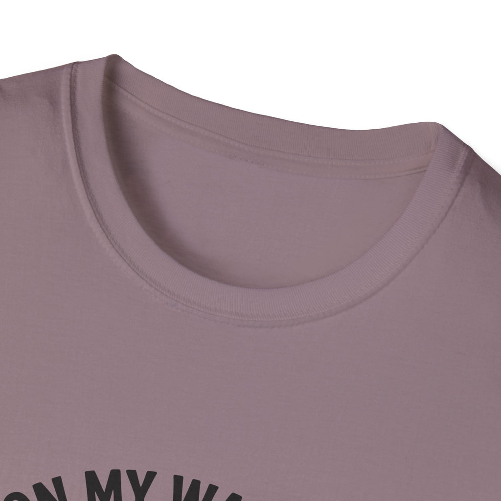On My Way to Stir the Pot Skeleton T-Shirt — Funny Halloween Gift for Women