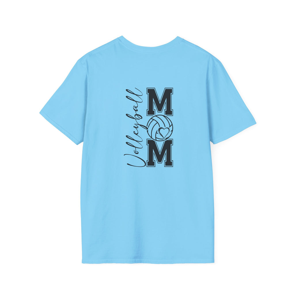 Volleyball Mom T-Shirt — Cute Game Day Gift for Sports Moms Script Graphic Tee