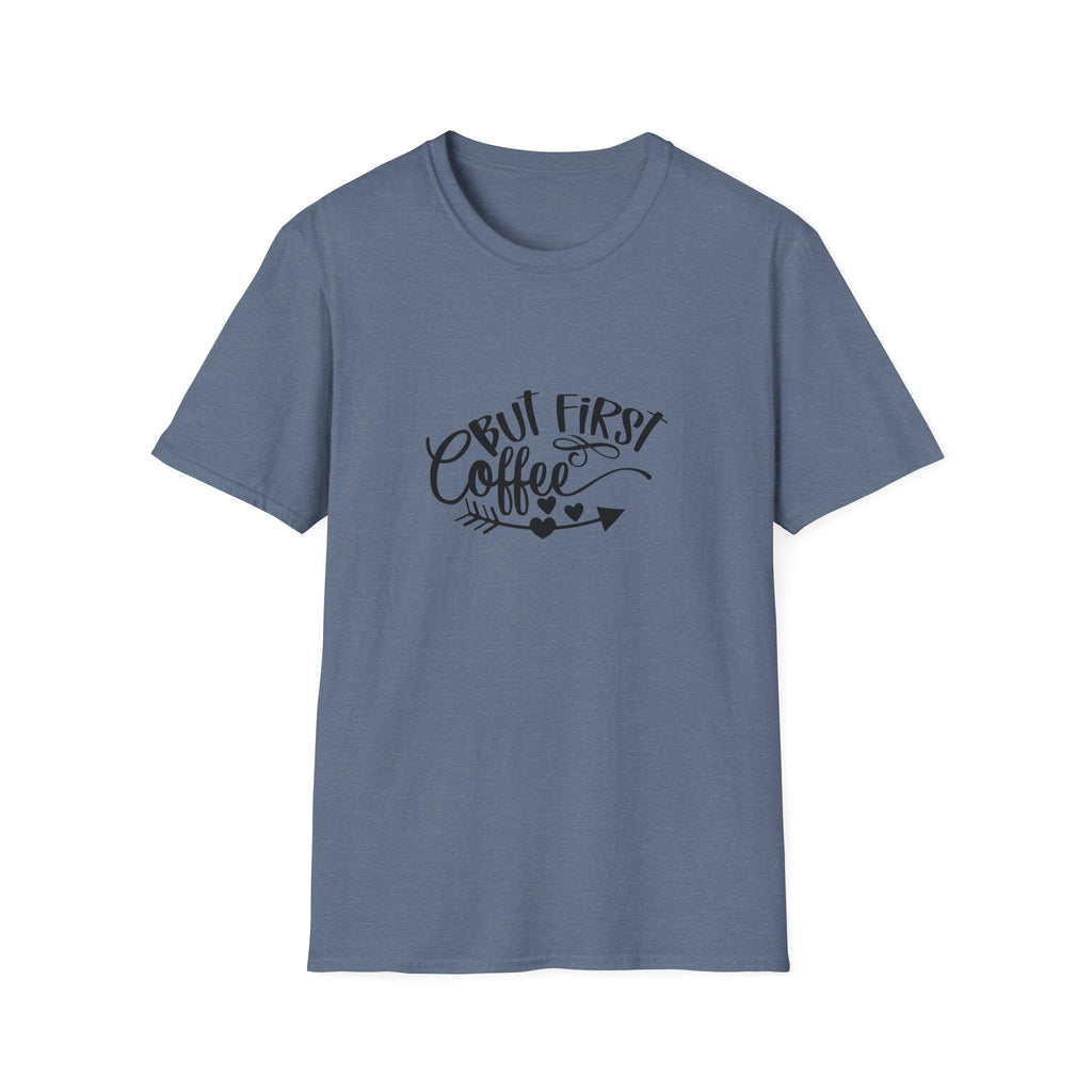But First Coffee T-Shirt — Funny Gift for Coffee Lovers Women's Graphic Tee