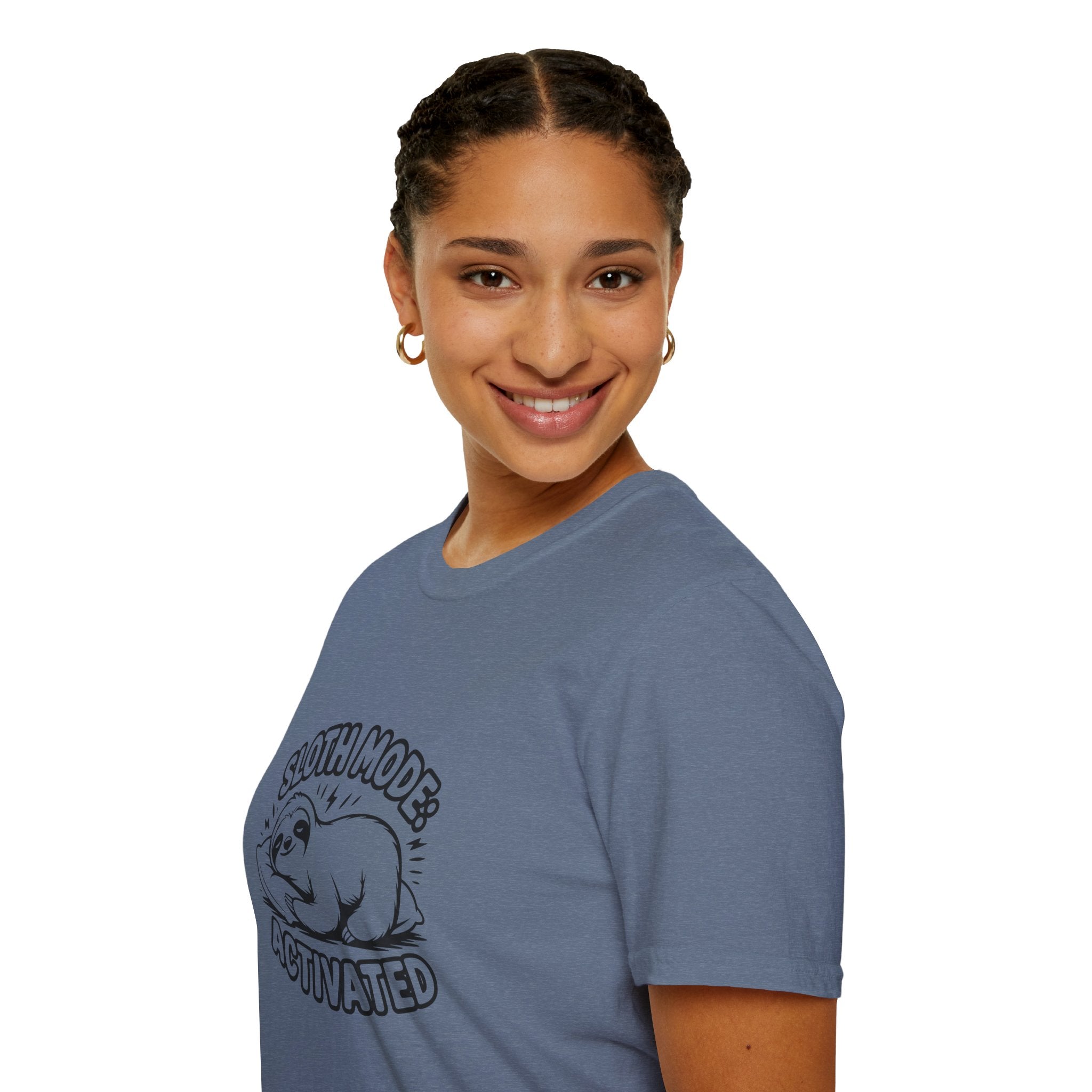 Sloth Mode Activated T-Shirt — Funny Lazy Gift for Her Cute Animal Graphic Tee