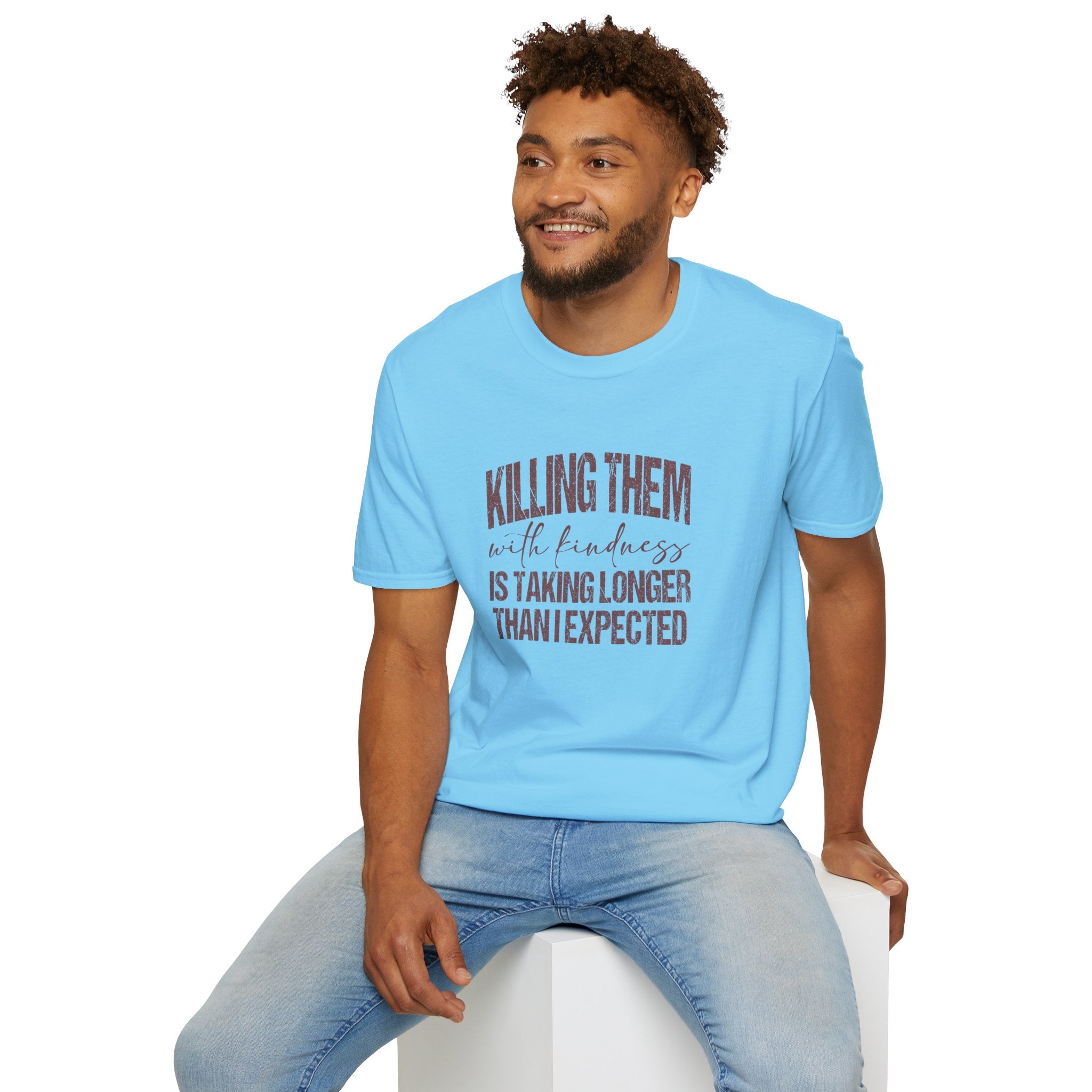 Killing Them With Kindness T-Shirt — Funny Motivational Gift for Women Vintage Tee