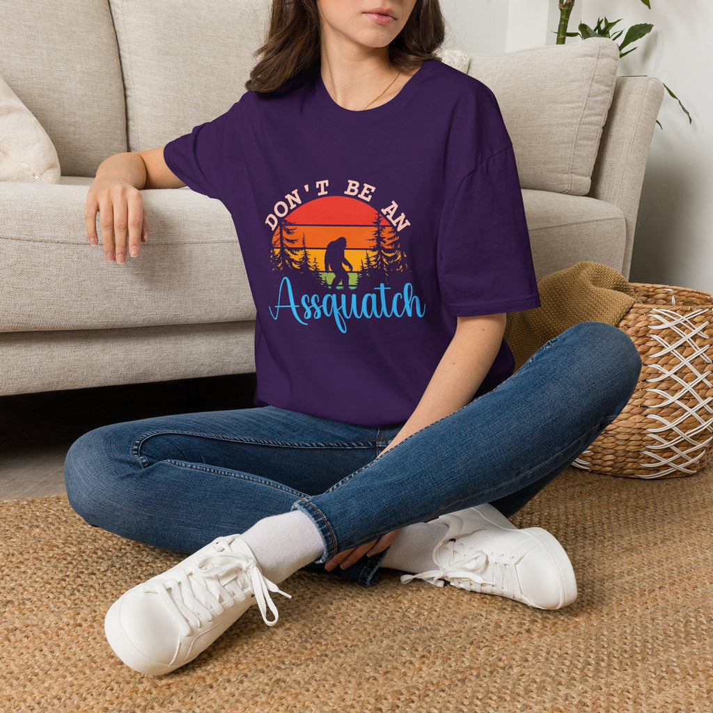 Don't Be An Assquatch T-Shirt — Funny Bigfoot Gift Sasquatch Sunset Graphic Tee