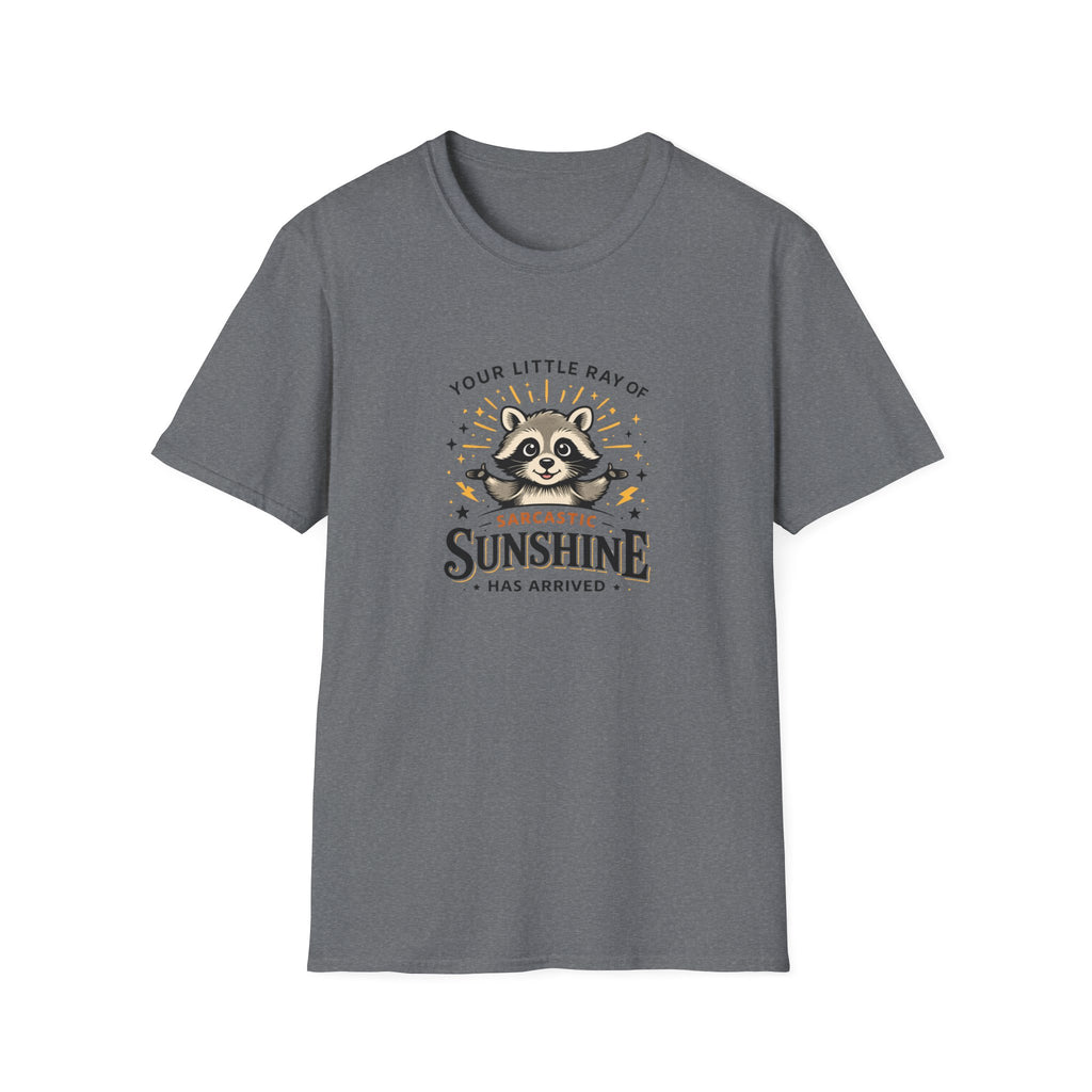 Your Little Ray of Sarcastic Sunshine Raccoon T-Shirt — Funny Gift for Her