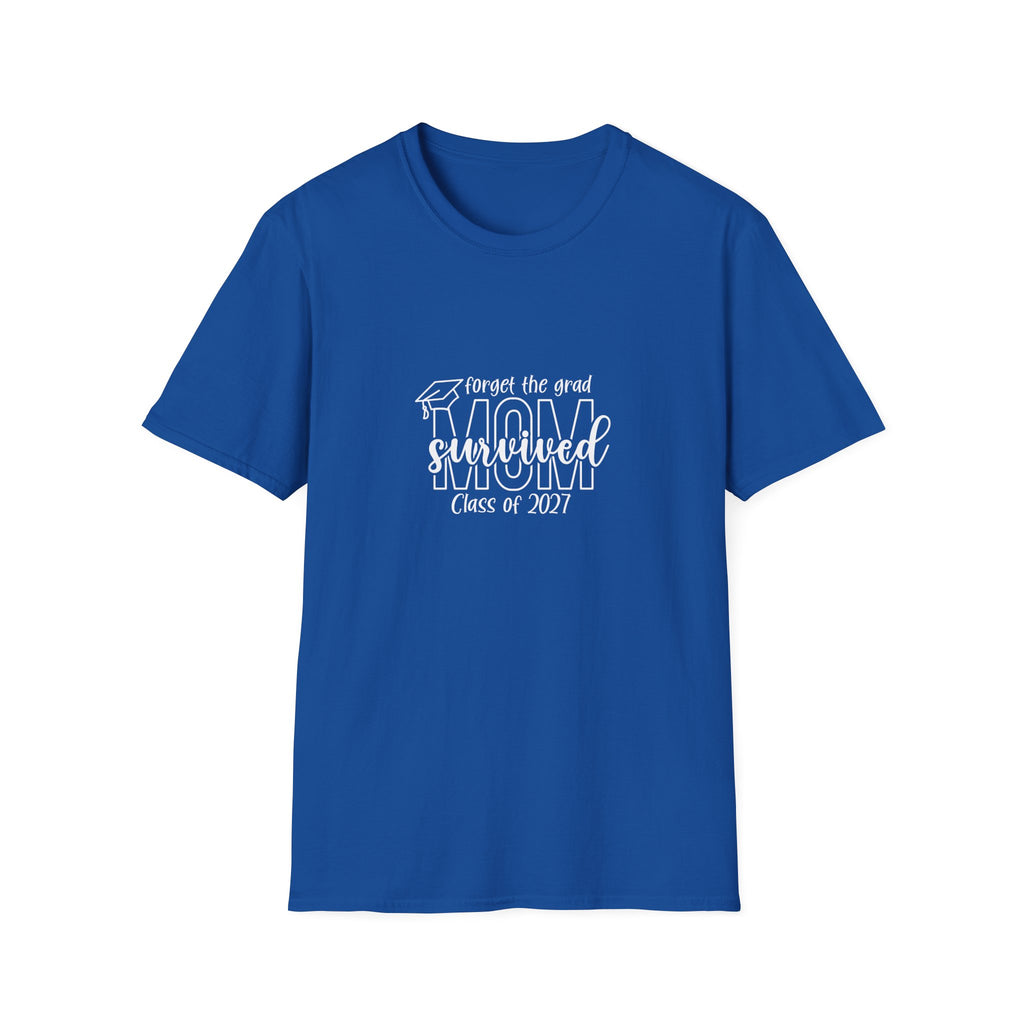 Class of 2027 Sarcastic Mom T-Shirt — Funny Graduation Gift for Mom Graphic Tee