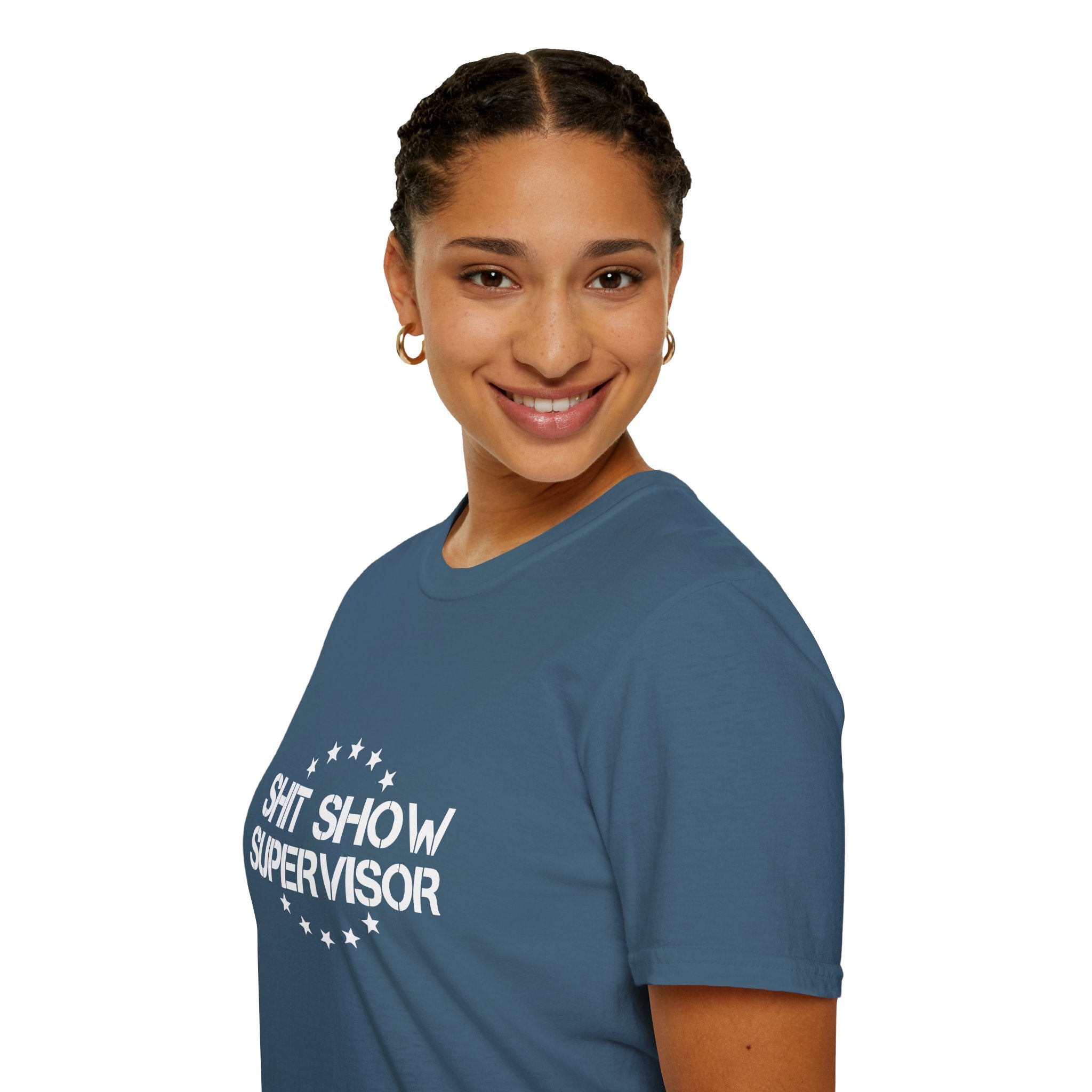 Shit Show Supervisor T-Shirt — Funny Sarcastic Gift for Her Work Humor Graphic Tee