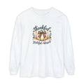 Thankful Grateful Blessed Pumpkin Long Sleeve — Cute Fall Thanksgiving Gift for Women