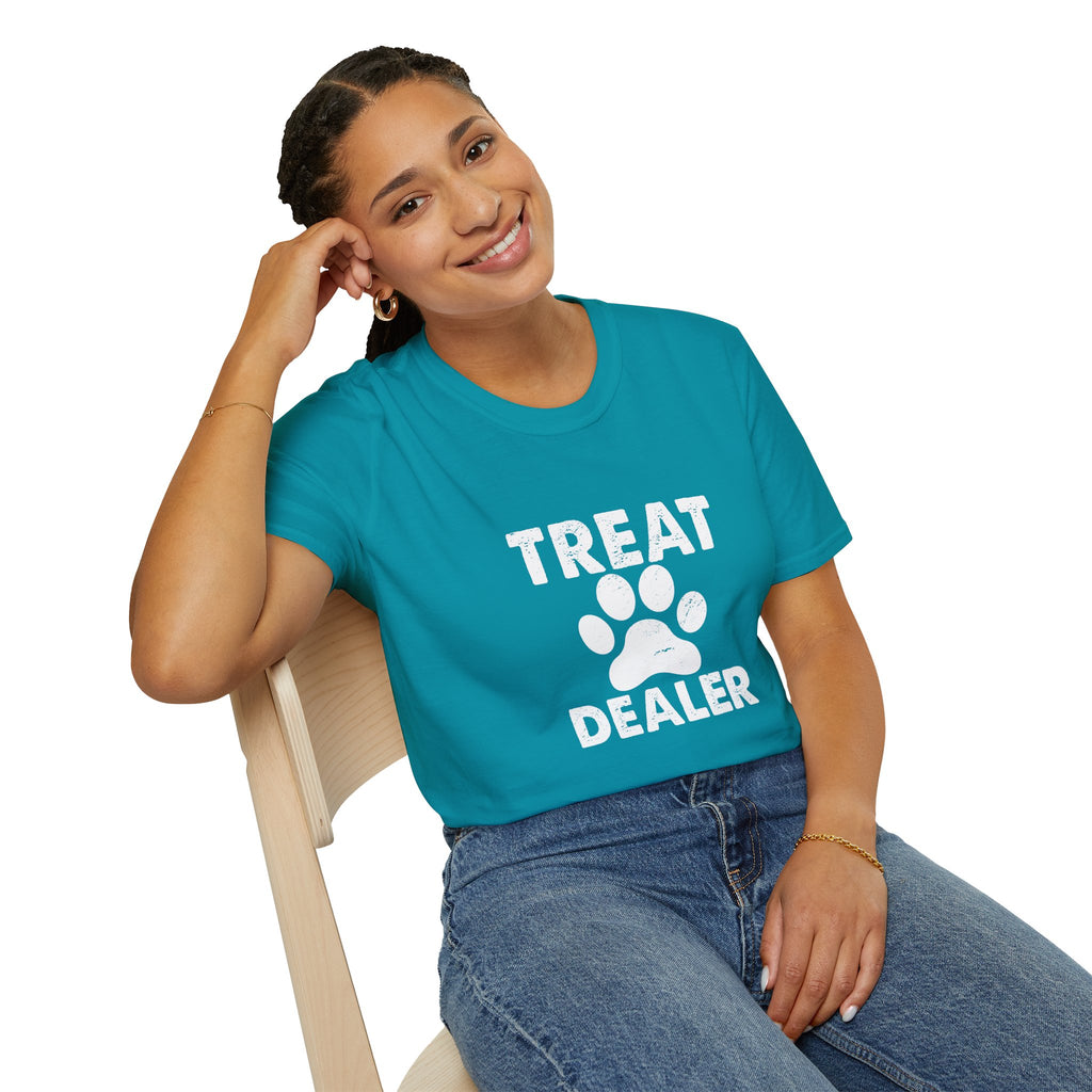 Treat Dealer T-Shirt — Funny Dog Paw Pet Lover Tee