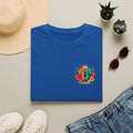 Floral Surf Chest Print T-Shirt — Cute Beach Gift for Women Graphic Tee