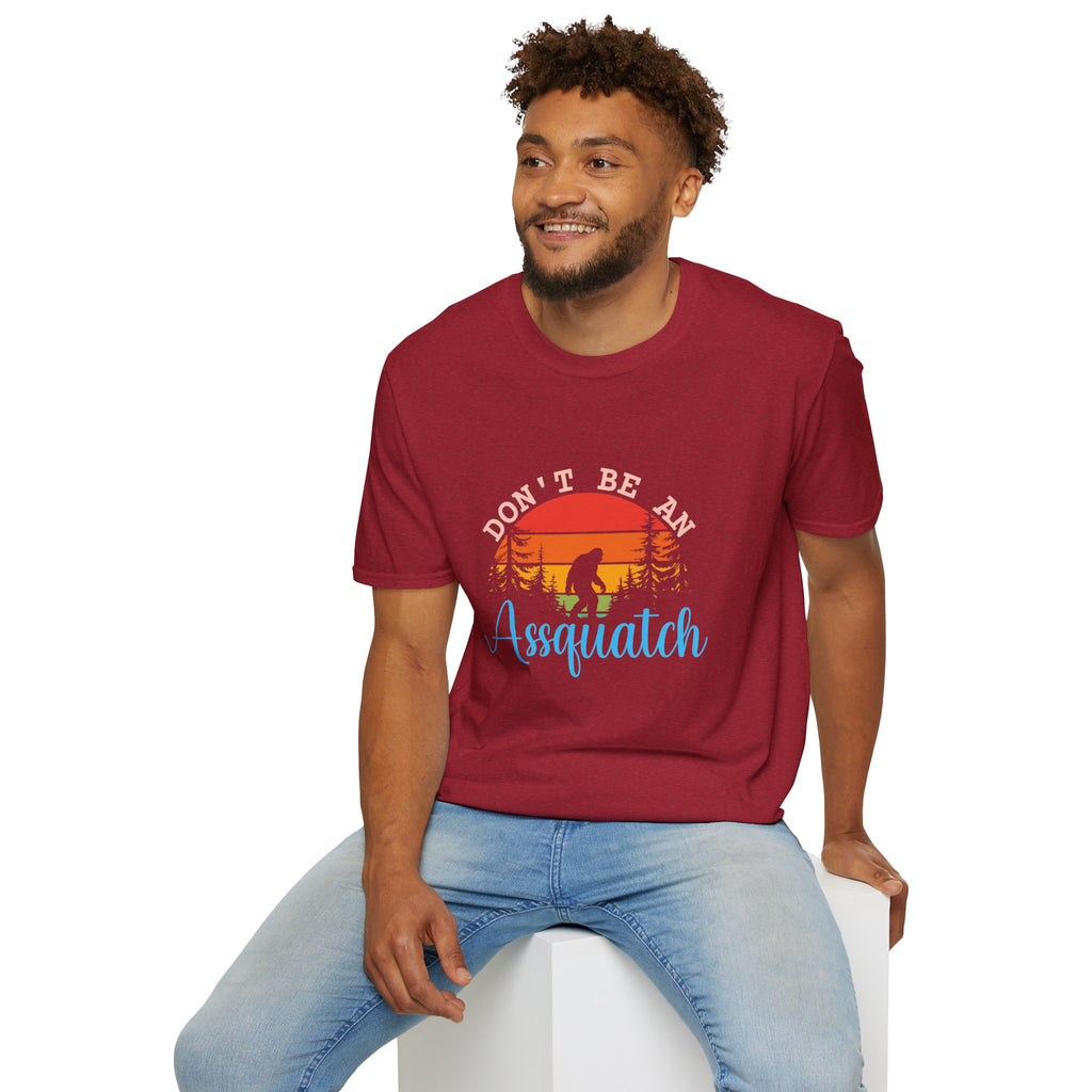 Don't Be An Assquatch T-Shirt — Funny Bigfoot Gift Sasquatch Sunset Graphic Tee