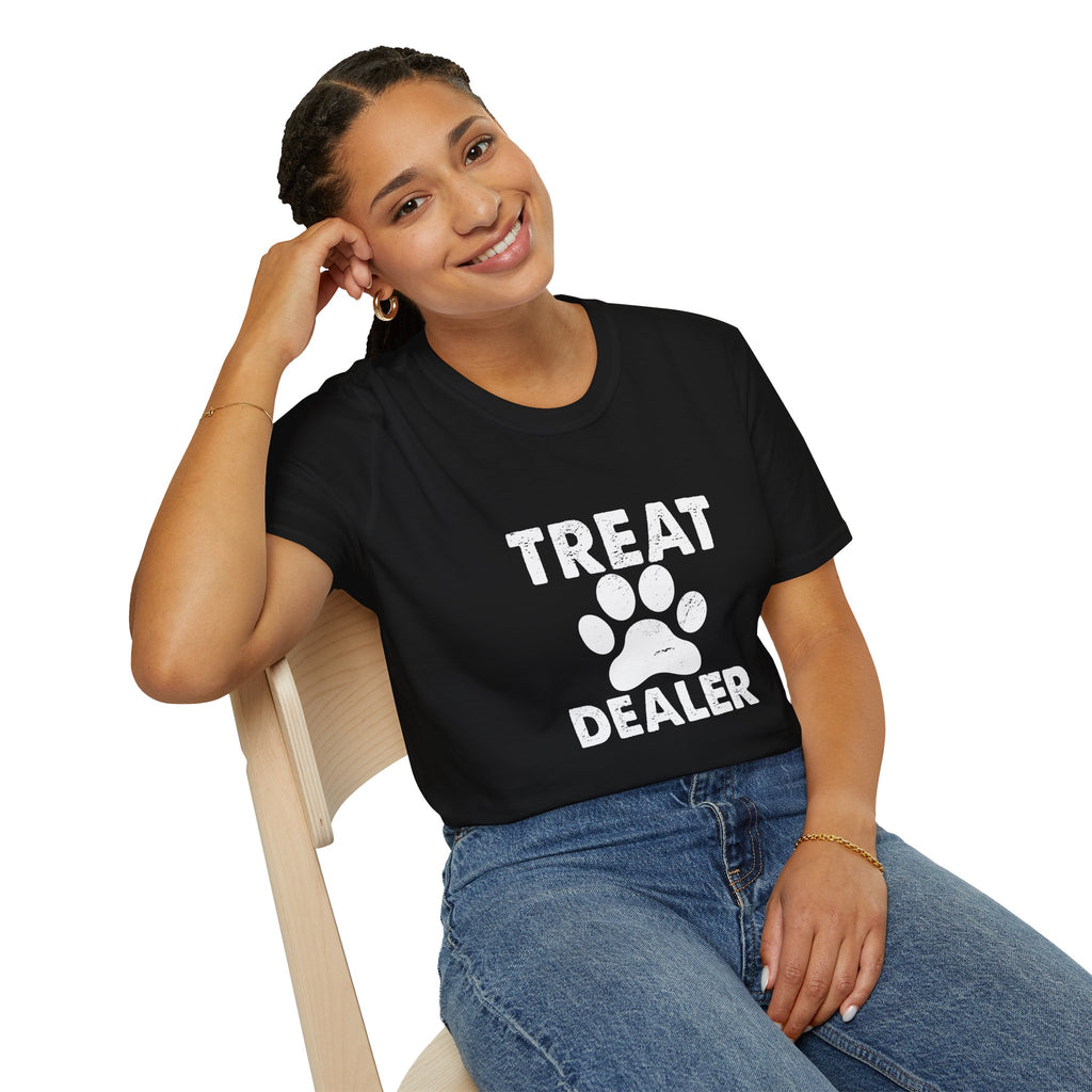 Treat Dealer T-Shirt — Funny Dog Paw Pet Lover Tee