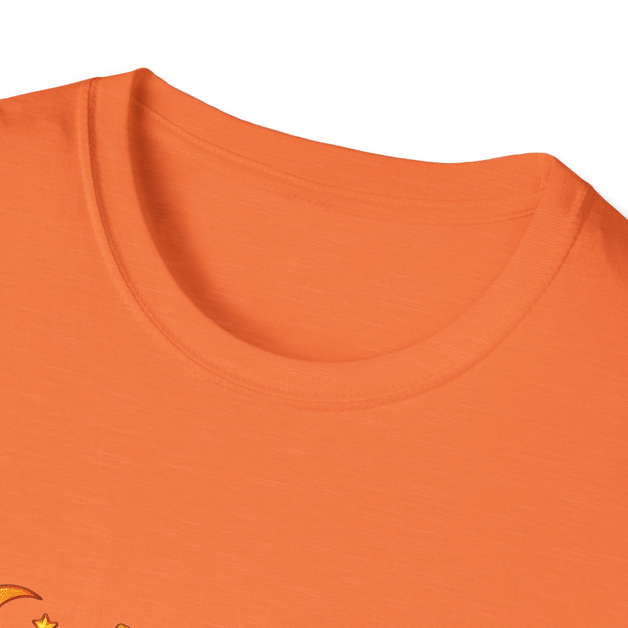 Cute Halloween Cow T-Shirt — Funny Gift for Her Candy Pumpkins & Kitty Costume Tee
